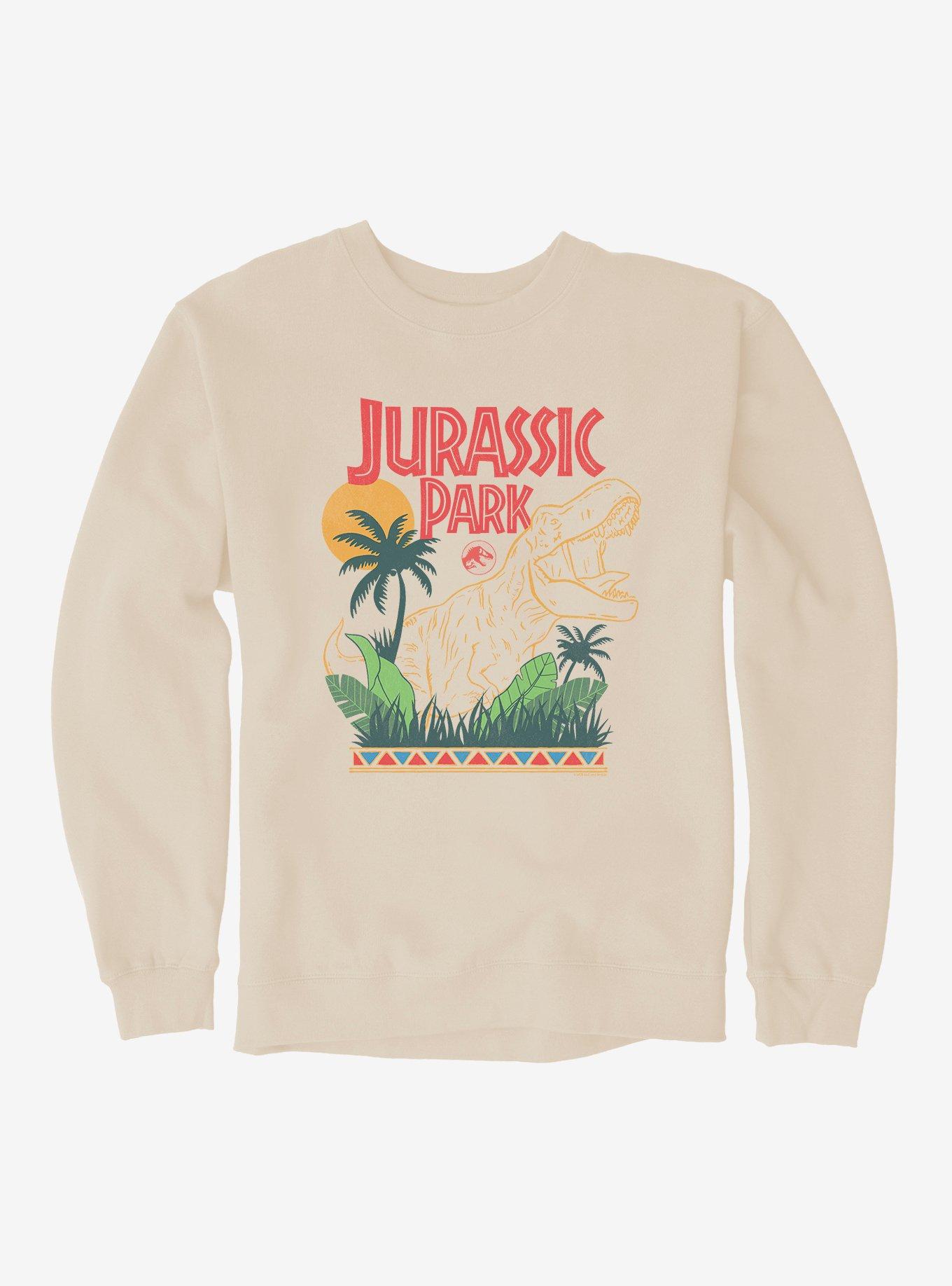 Jurassic Park T-Rex Roar Sweatshirt, SAND, hi-res