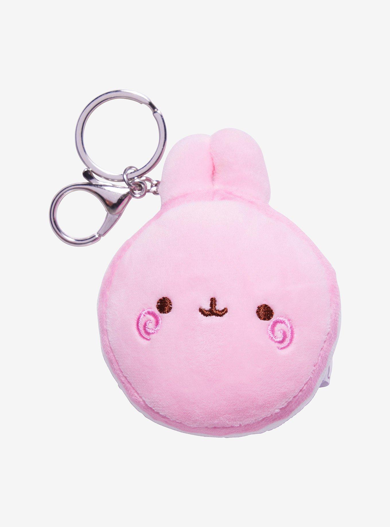 Molang Macaron Plush Key Chain, , hi-res