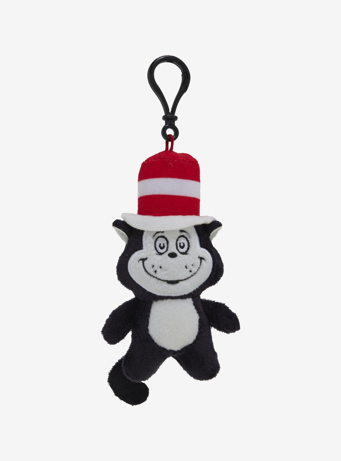 Aurora Dr. Seuss The Cat In The Hat Plush Key Chain, , hi-res