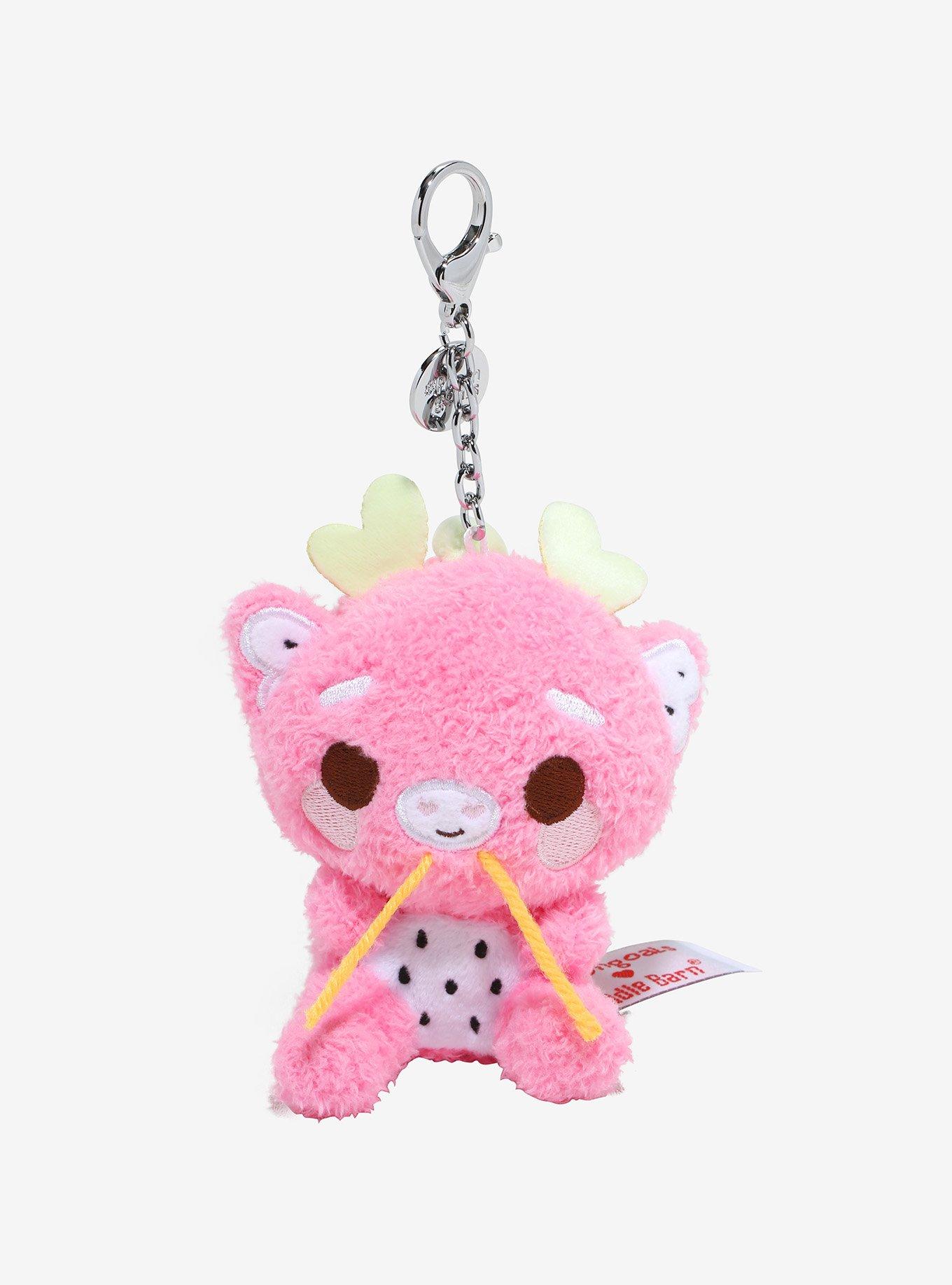 Cuddle Barn Dorian The Dragon Fruit Dragon Plush Key Chain, , hi-res