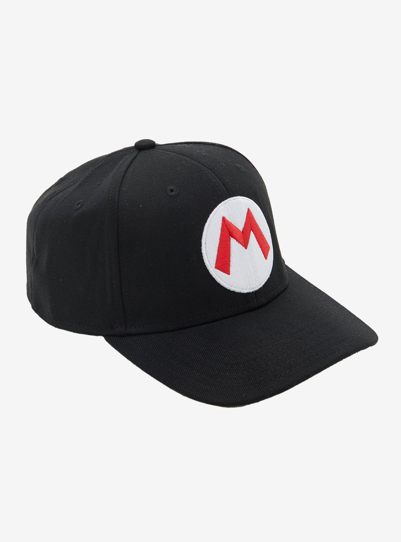 Super Mario Logo Icons Snapback Hat, , hi-res