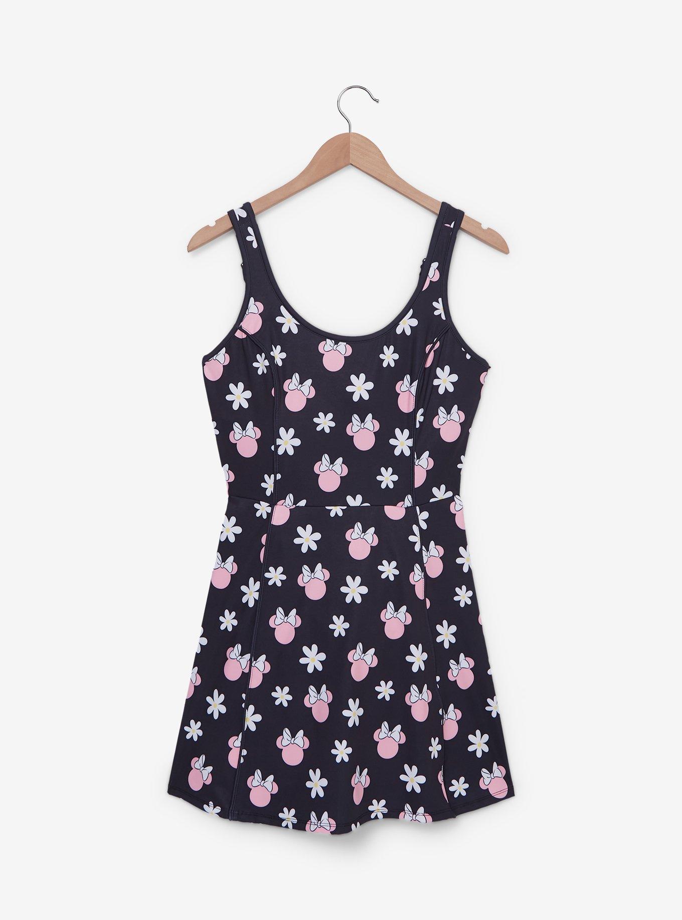 Disney Minnie Mouse Floral Allover Print Active Dress, , hi-res