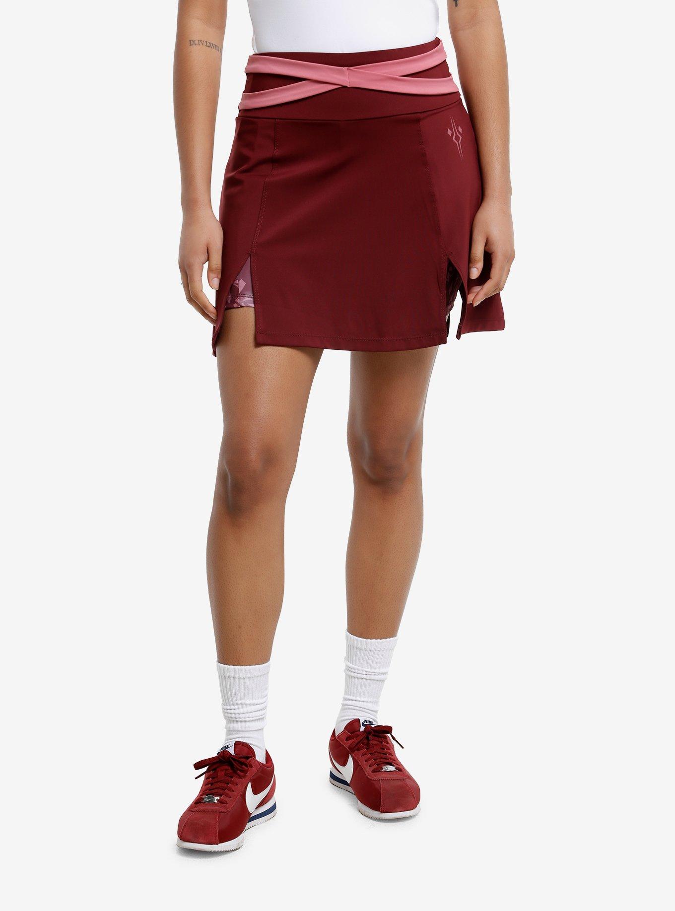 Her Universe Star Wars Ahsoka Tano Burgundy Athletic Skort Her Universe Exclusive, , hi-res