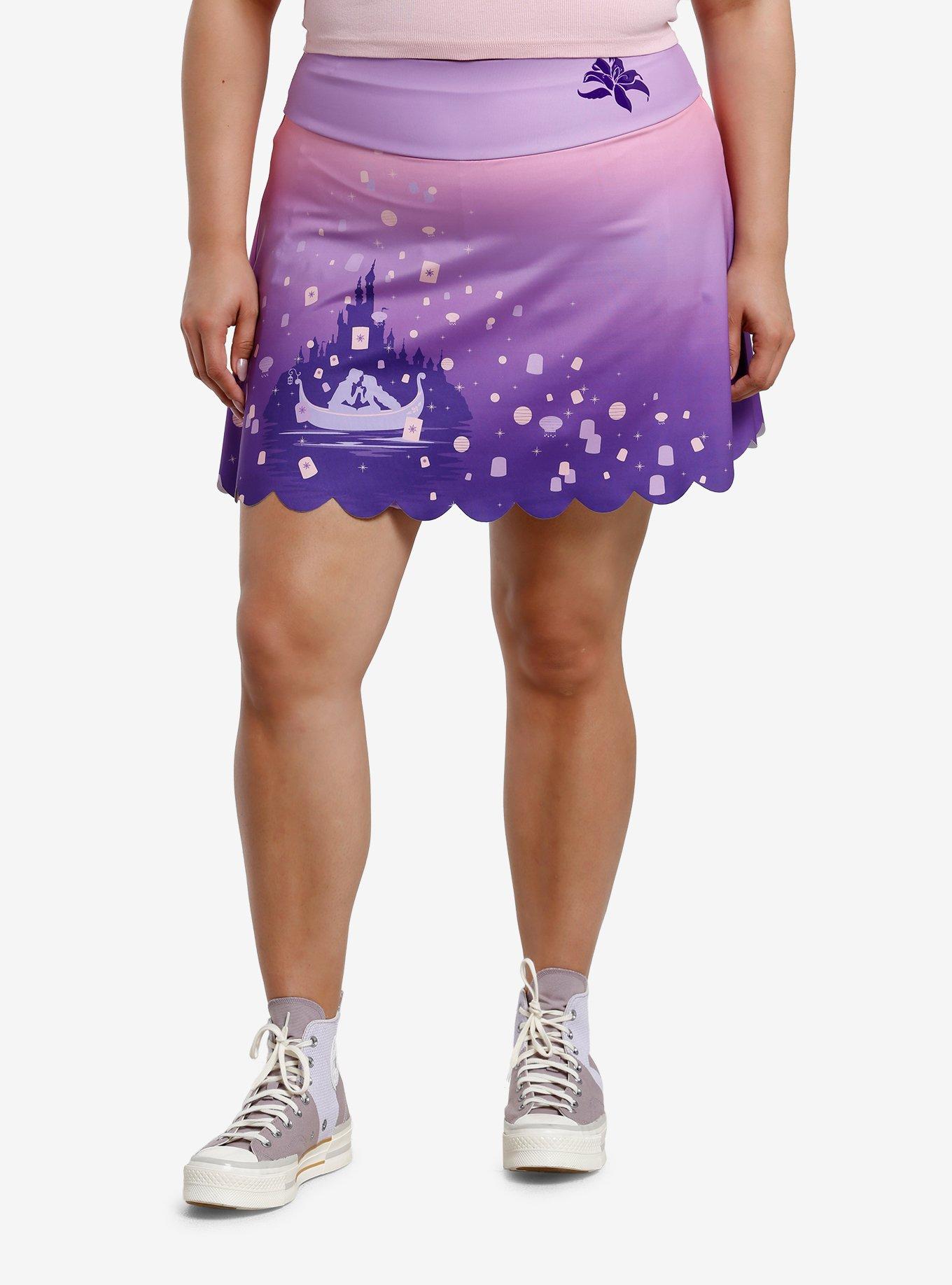 Her Universe Disney Tangled Lanterns Athletic Skort Plus Size Her Universe Exclusive, , hi-res