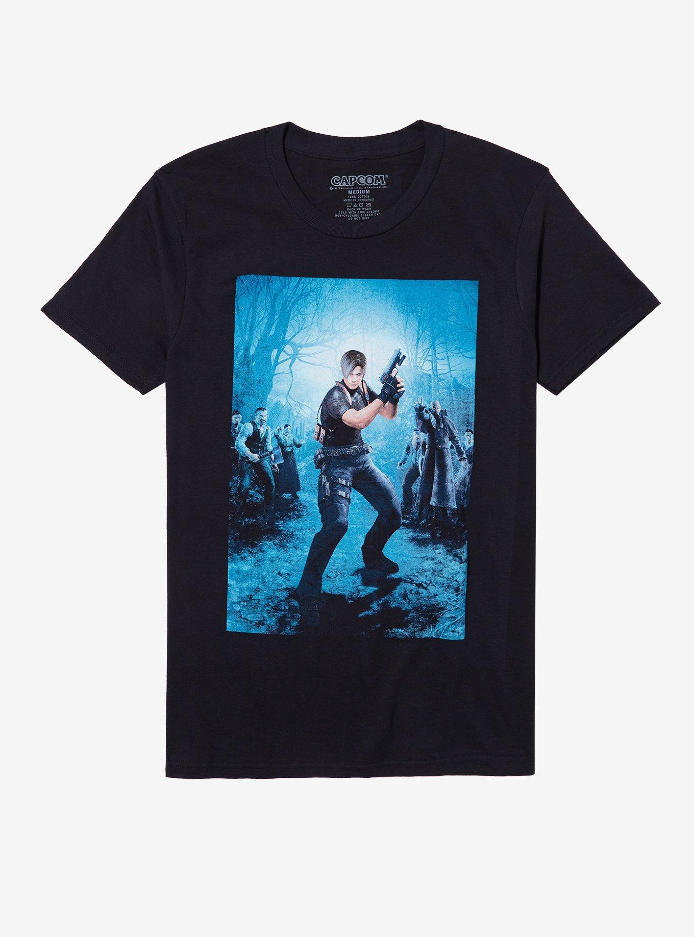 Resident Evil Leon T-Shirt, BLACK, hi-res