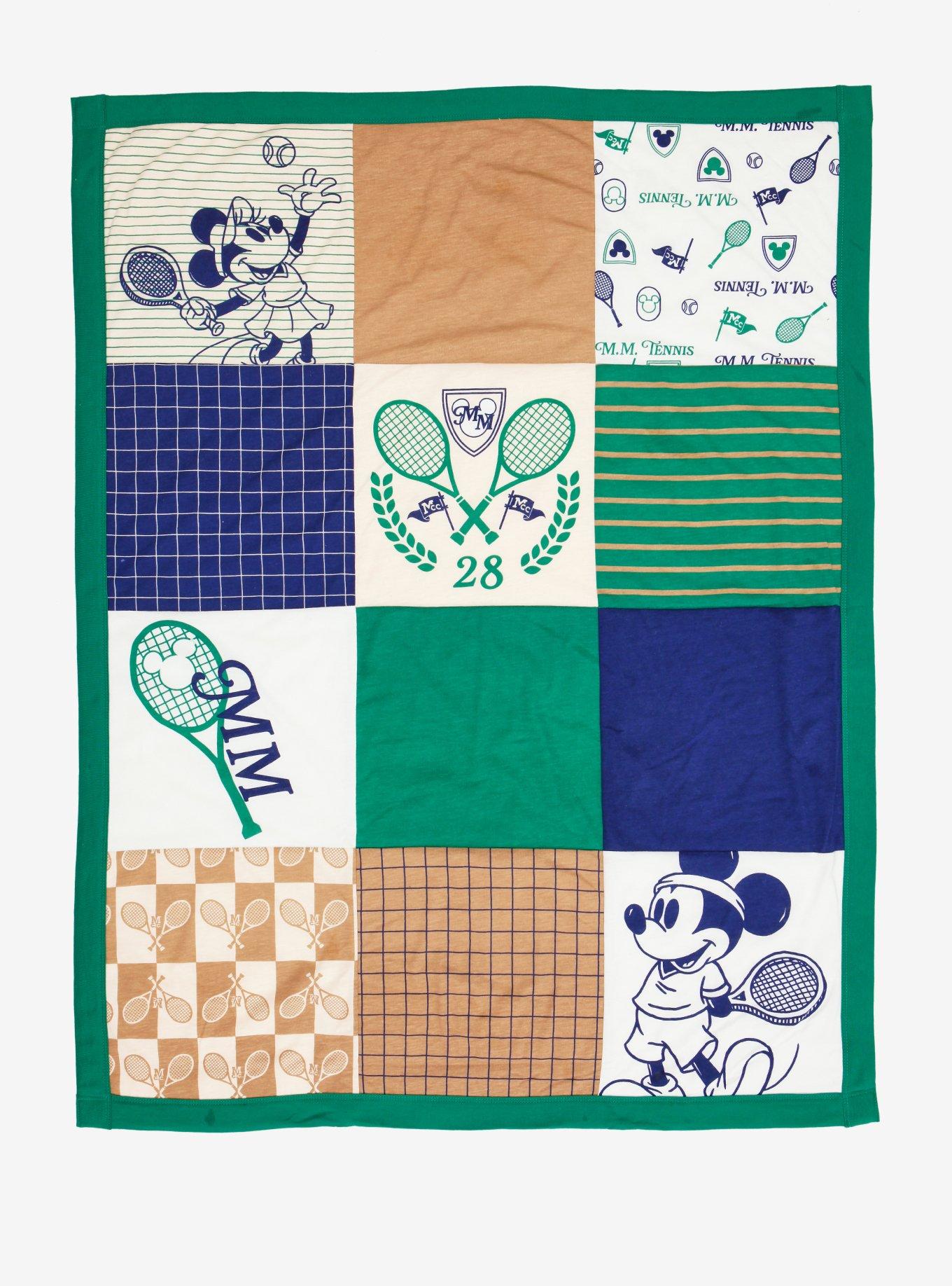 Disney Mickey & Minnie Tennis Quilted Blanket — BoxLunch Exclusive