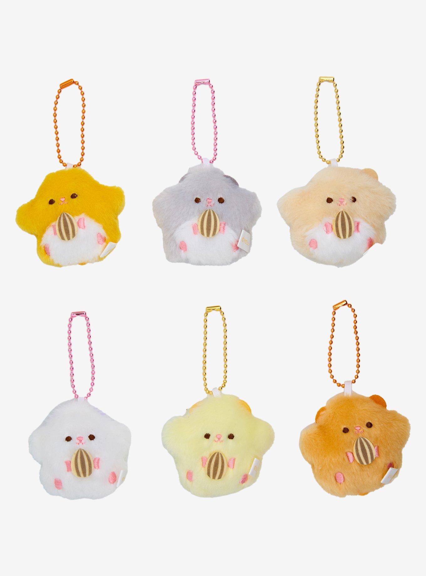 Hamster with Sunflower Seed Blind Assorted Plush Keychain, , hi-res