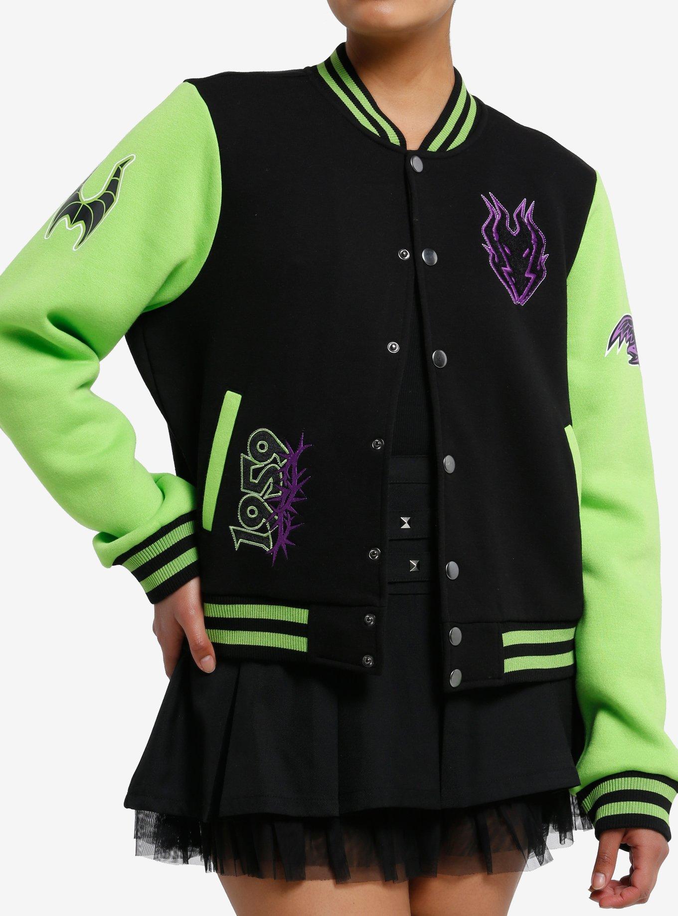 Disney Villains Maleficent Girls Varsity Jacket | Hot Topic
