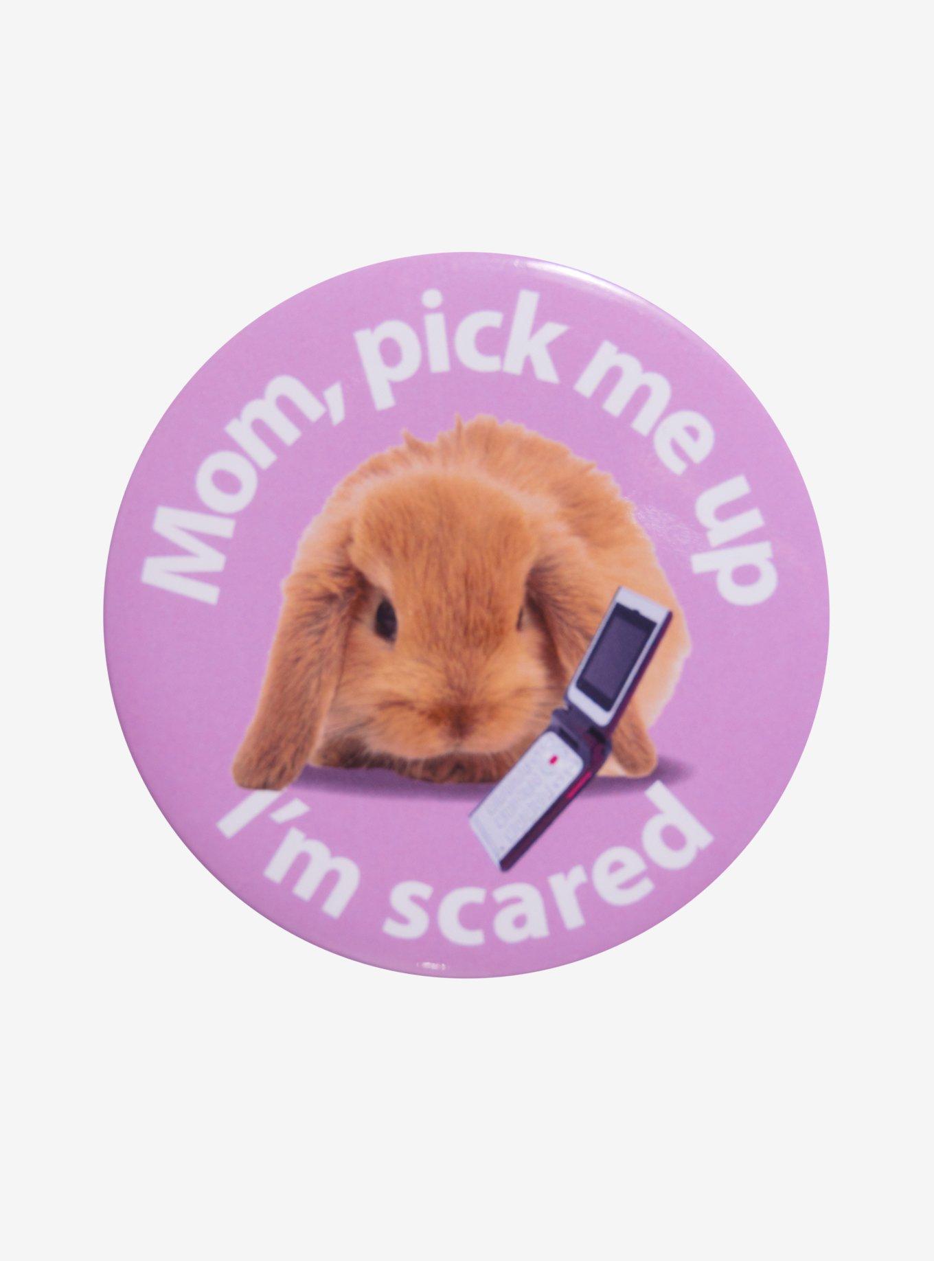 Bunny Pick Me Up 3 Inch Pin, , hi-res