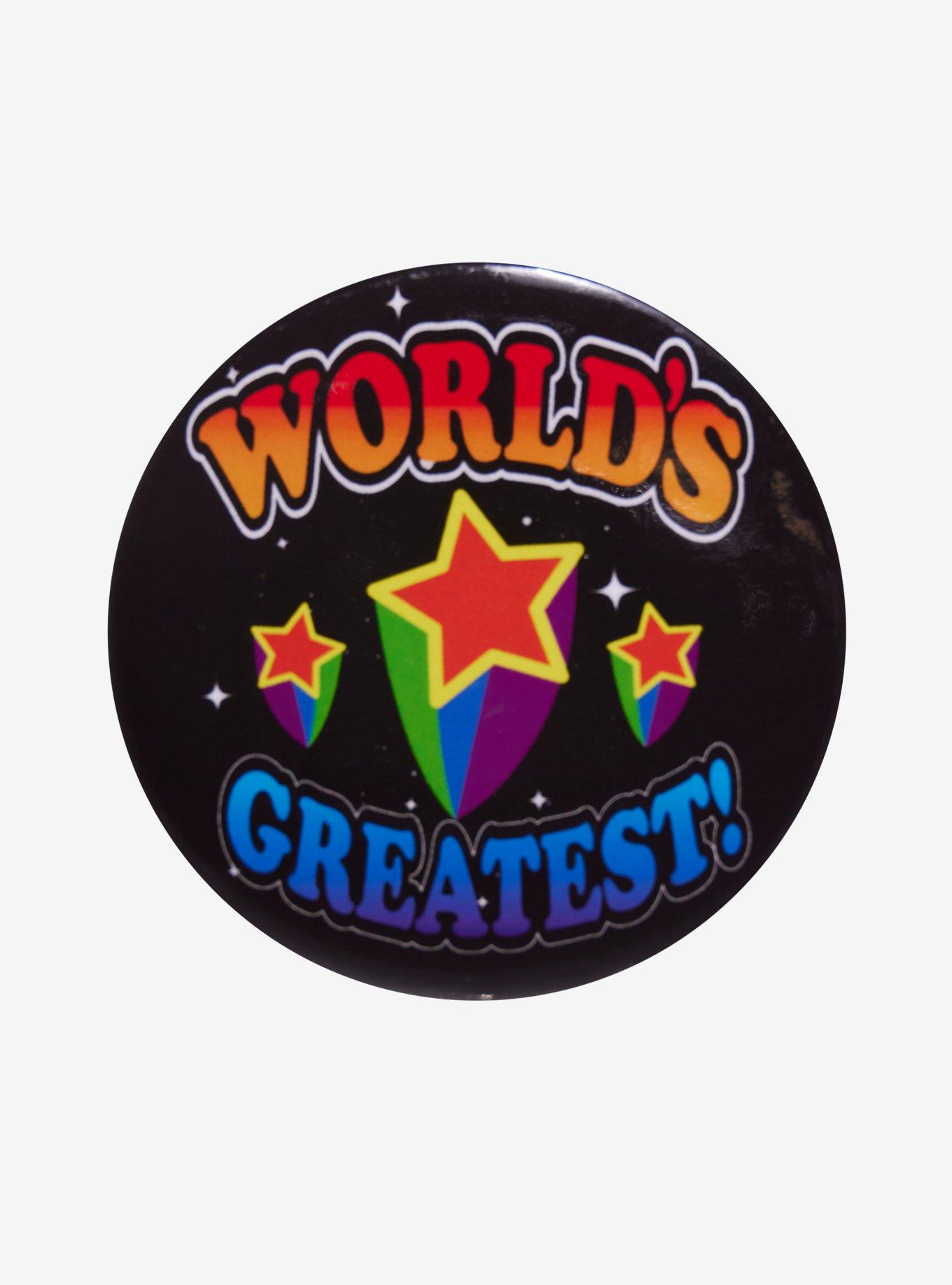 World's Greatest 3 Inch Pin, , hi-res
