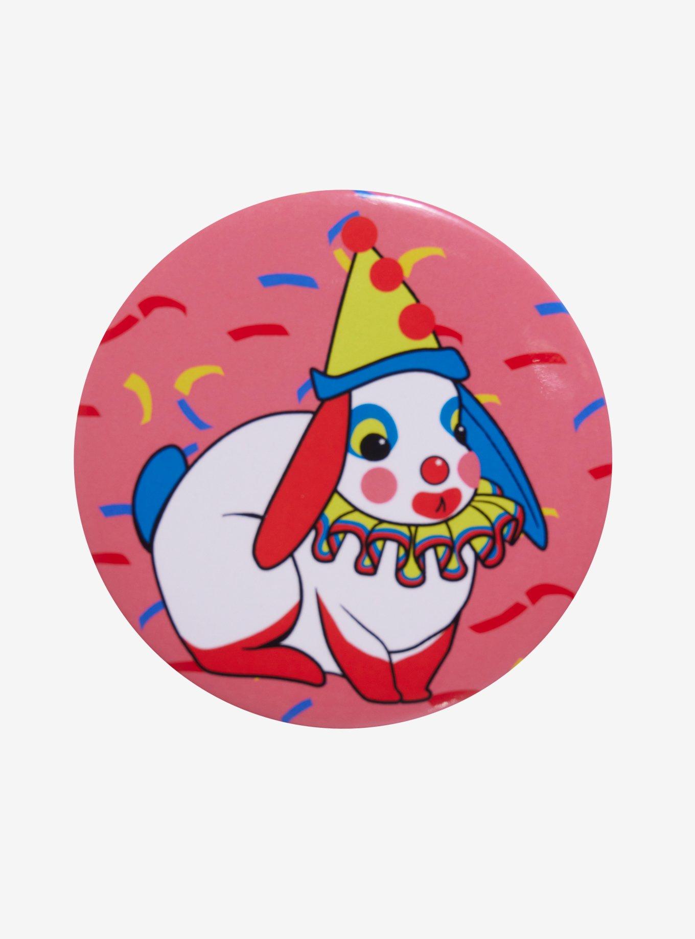 Clown Bunny 3 Inch Pin, , hi-res