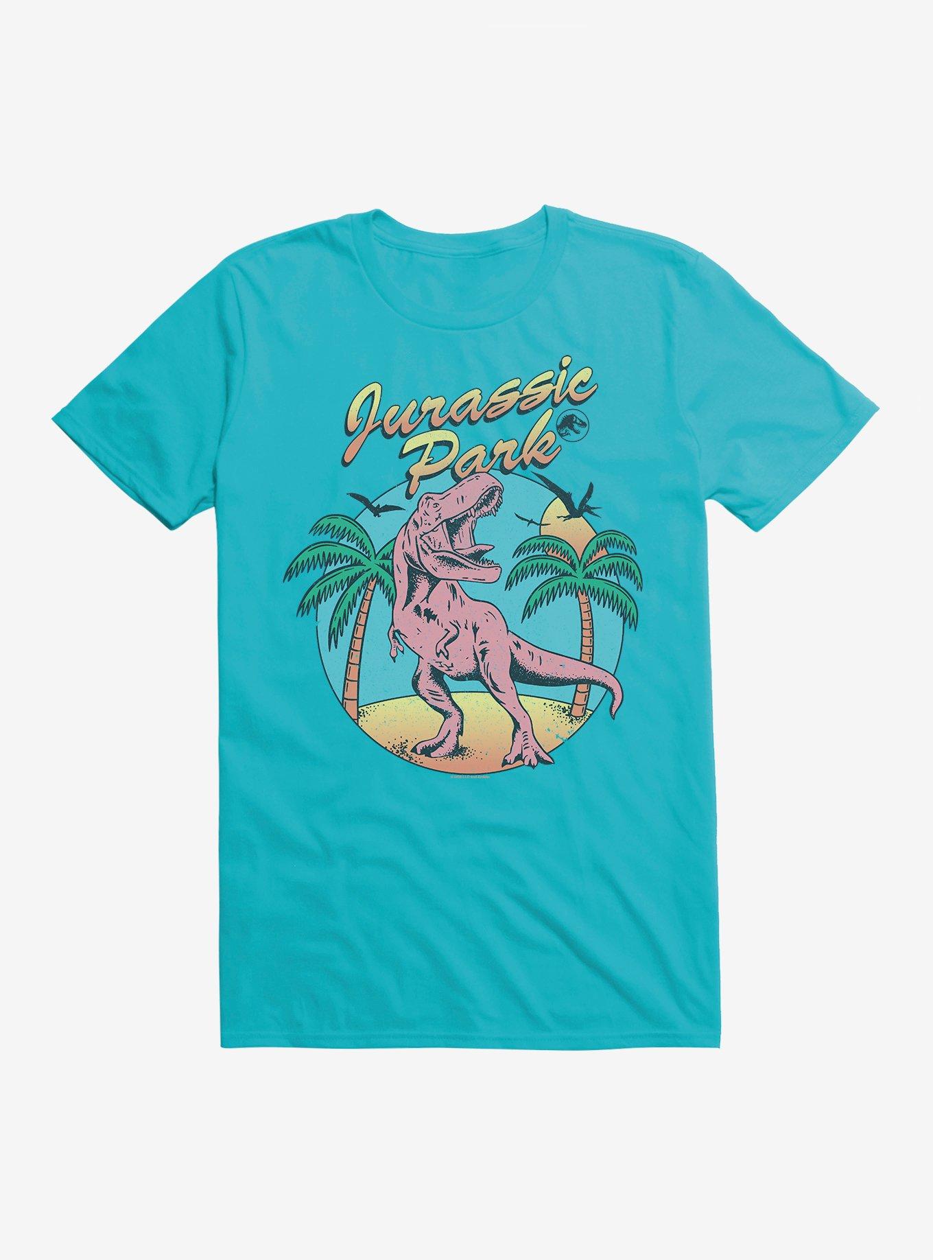 Jurassic Park T-Rex Beach T-Shirt, , hi-res