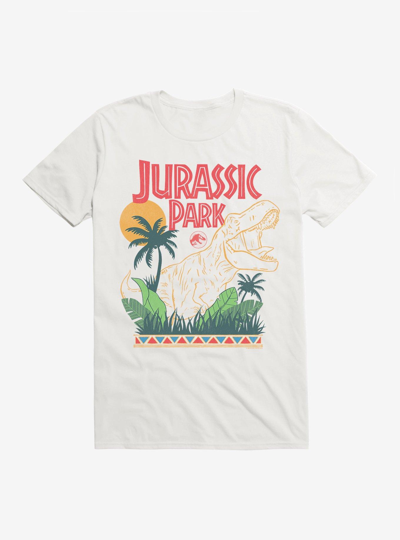 Jurassic Park T-Rex Roar T-Shirt, WHITE, hi-res