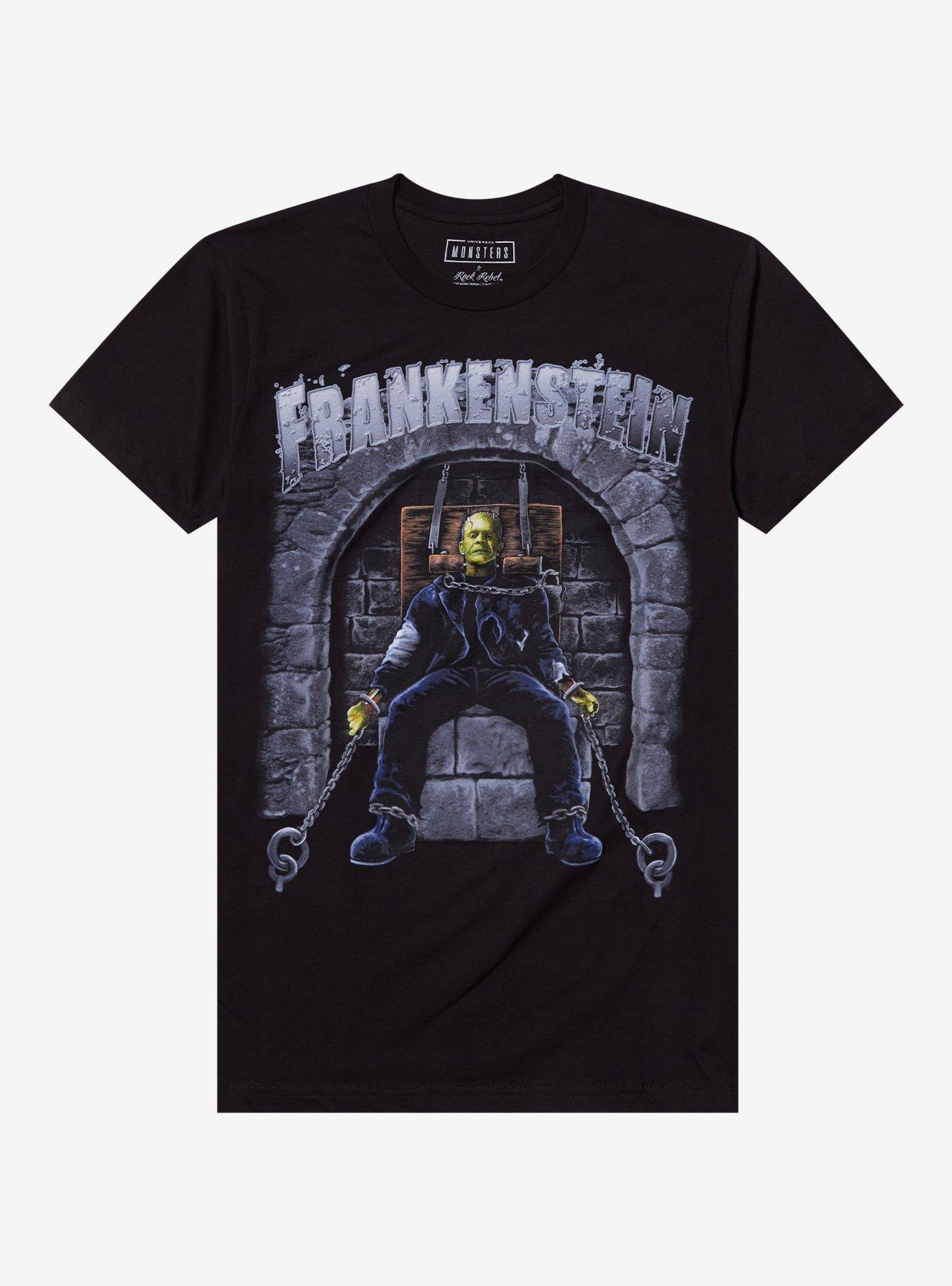 Rock Rebel Universal Monsters Frankenstein Chair T-Shirt, , hi-res