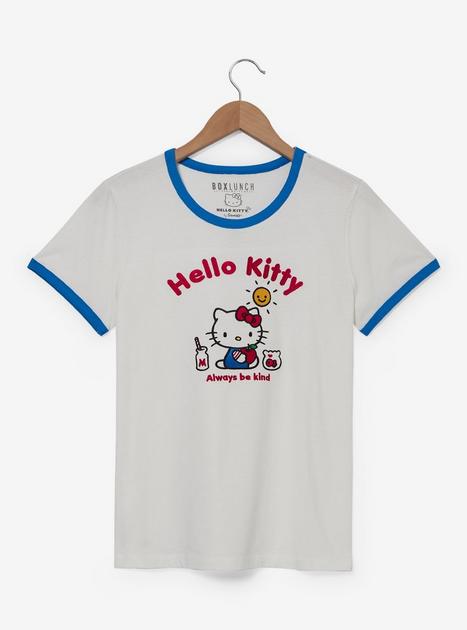 トップス HELLOKITTY MAISONSPECIAL Ringer T-shirt HELLO KITTY × MAISON SPECIAL】Ringer T-shirt