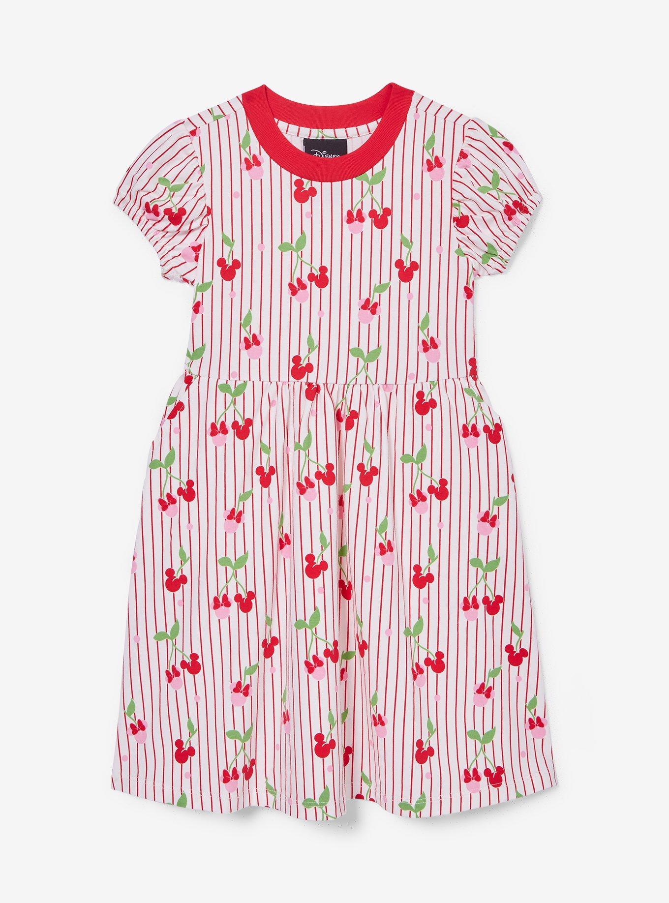 Disney Mickey & Minnie Cherry Silhouette Toddler Dress