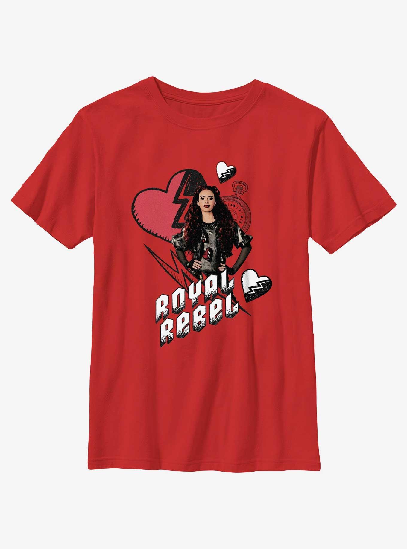 Disney Descendants Royal Rebel Youth T-Shirt, RED, hi-res