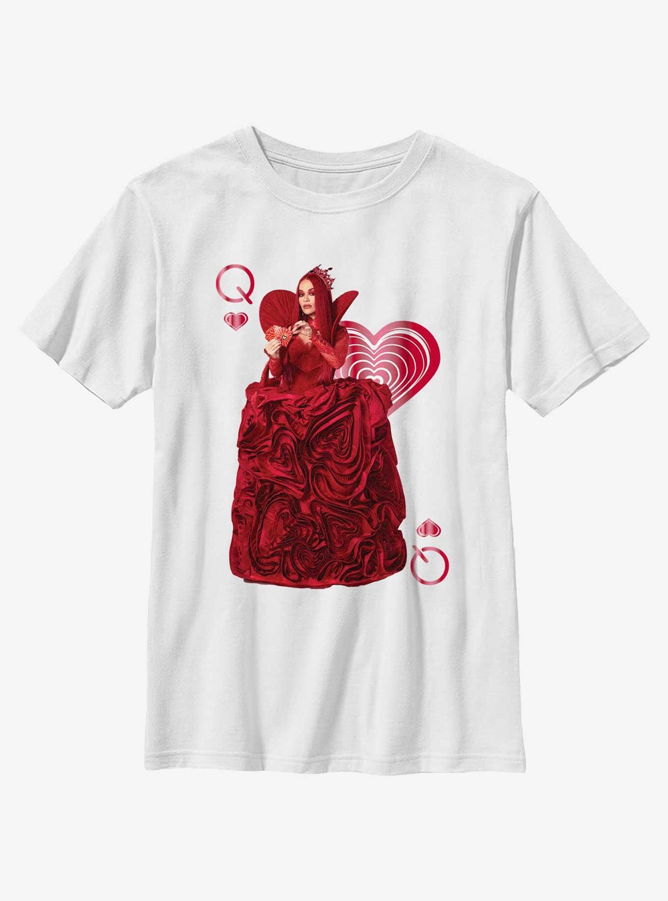 Disney Descendants Queen Of Hearts Youth T-Shirt, WHITE, hi-res