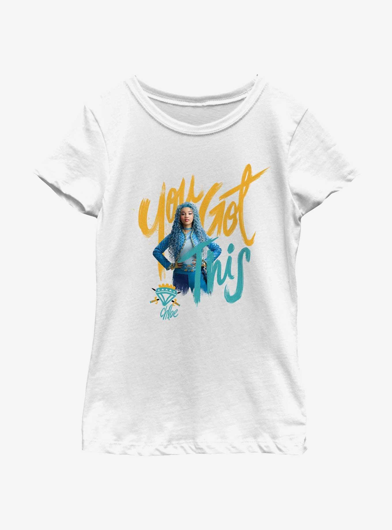 Disney Descendants You Got This Youth Girls T-Shirt, WHITE, hi-res