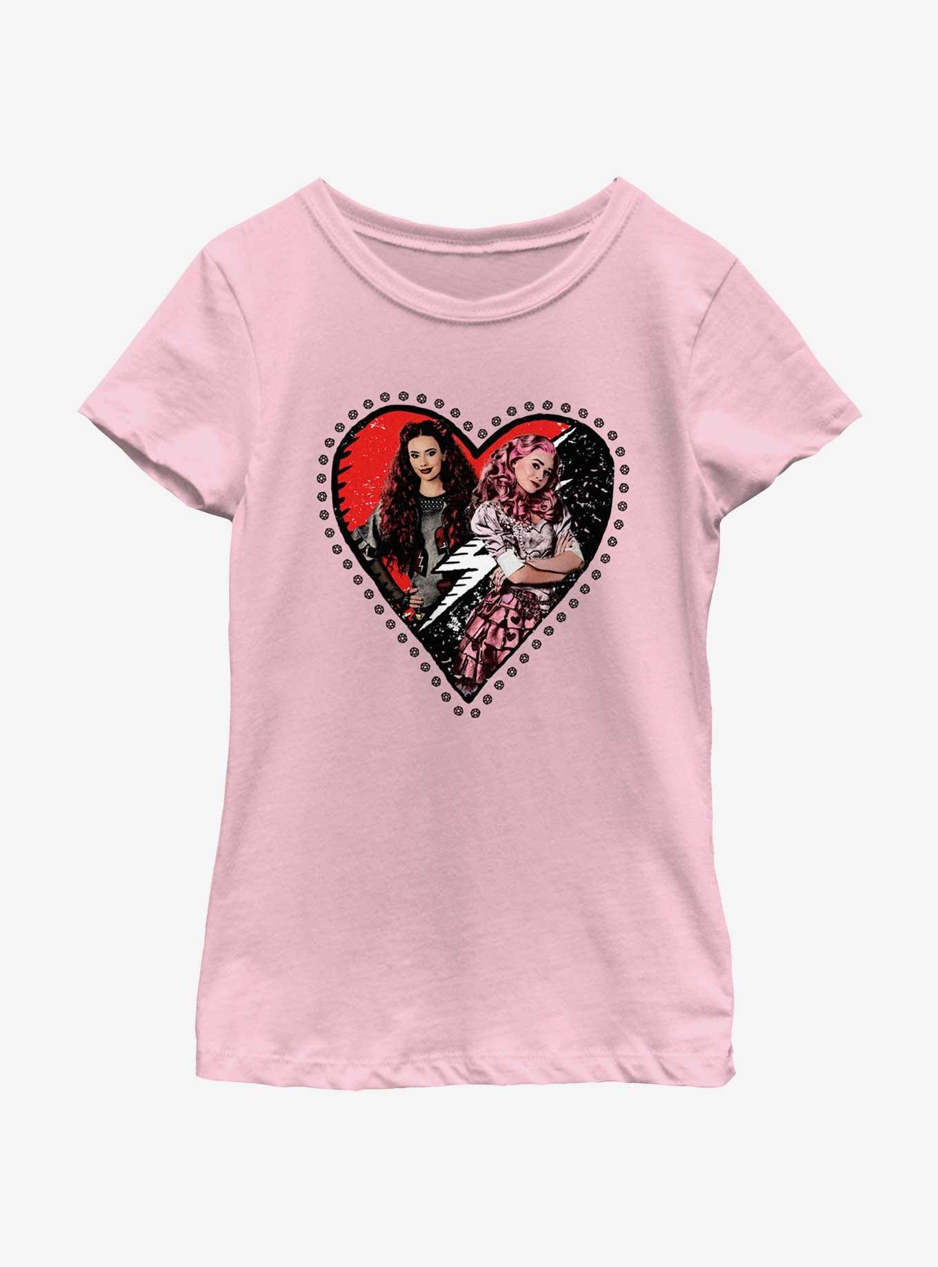 Disney Descendants Red And Bridget Youth Girls T-Shirt, PINK, hi-res