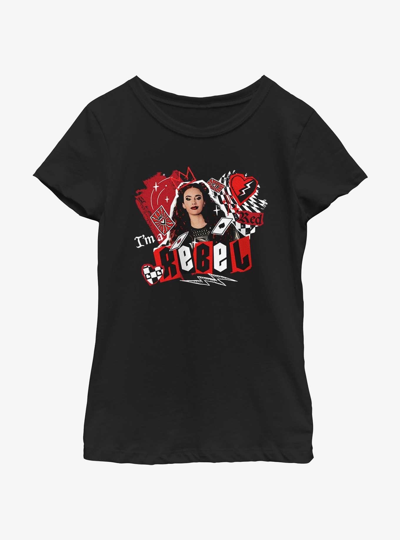 Disney Descendants Red The Rebel Youth Girls T-Shirt, , hi-res