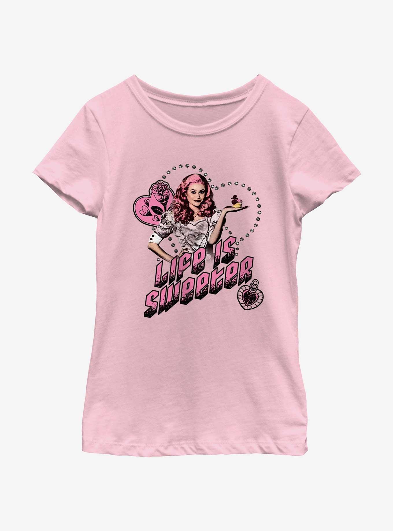 Disney Descendants Life Is Sweeter Youth Girls T-Shirt, PINK, hi-res