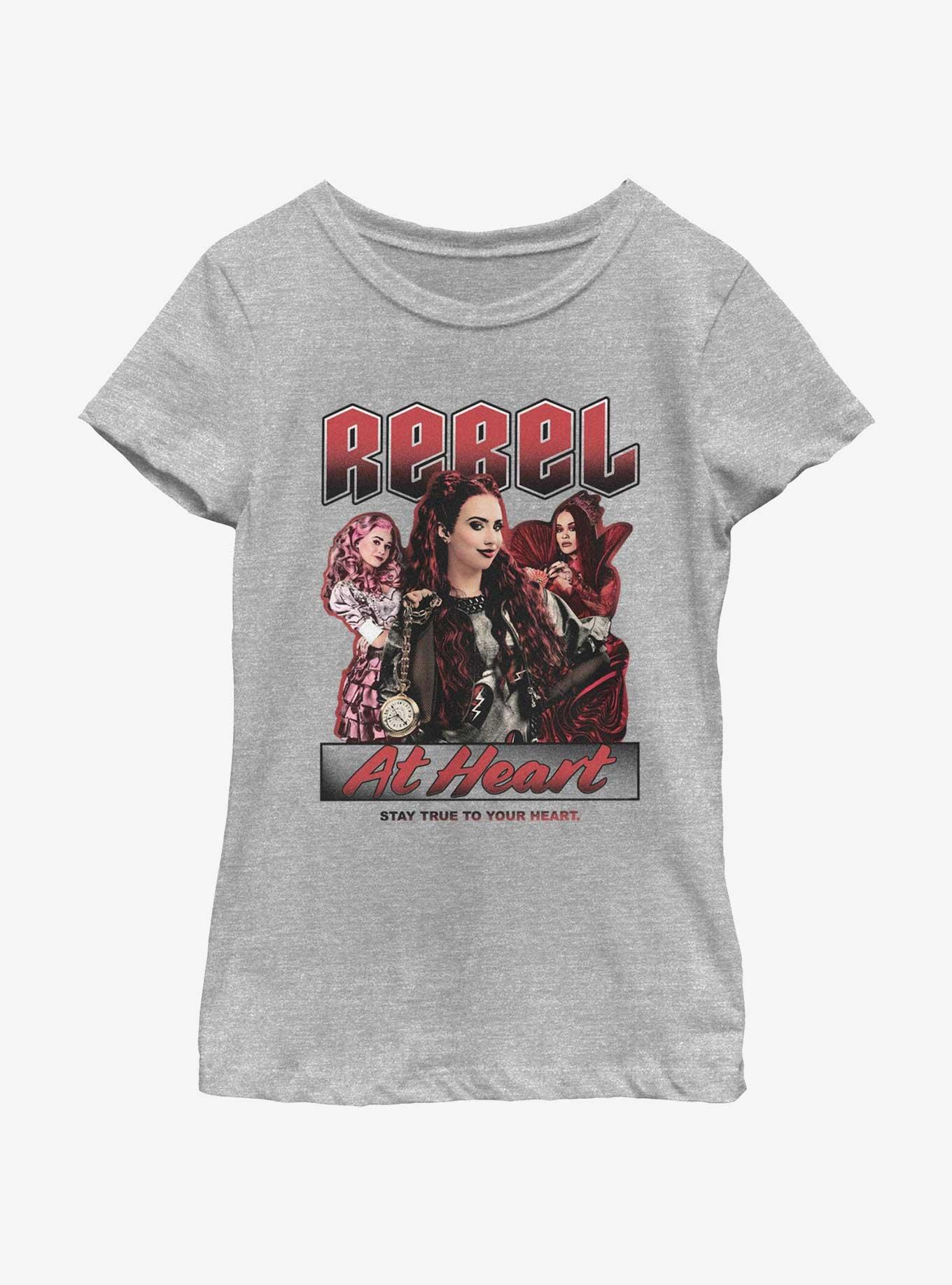 Disney Descendants Rebel At Heart Youth Girls T-Shirt, , hi-res