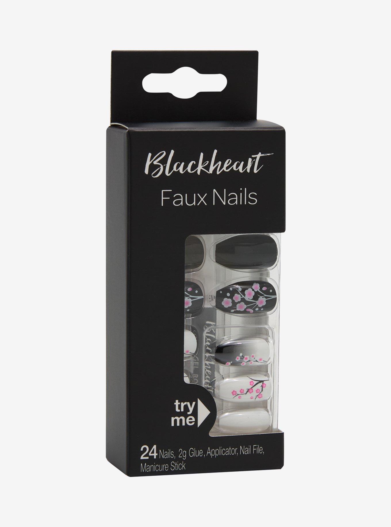 Blackheart Cherry Blossom Press-On Nail Set, , hi-res