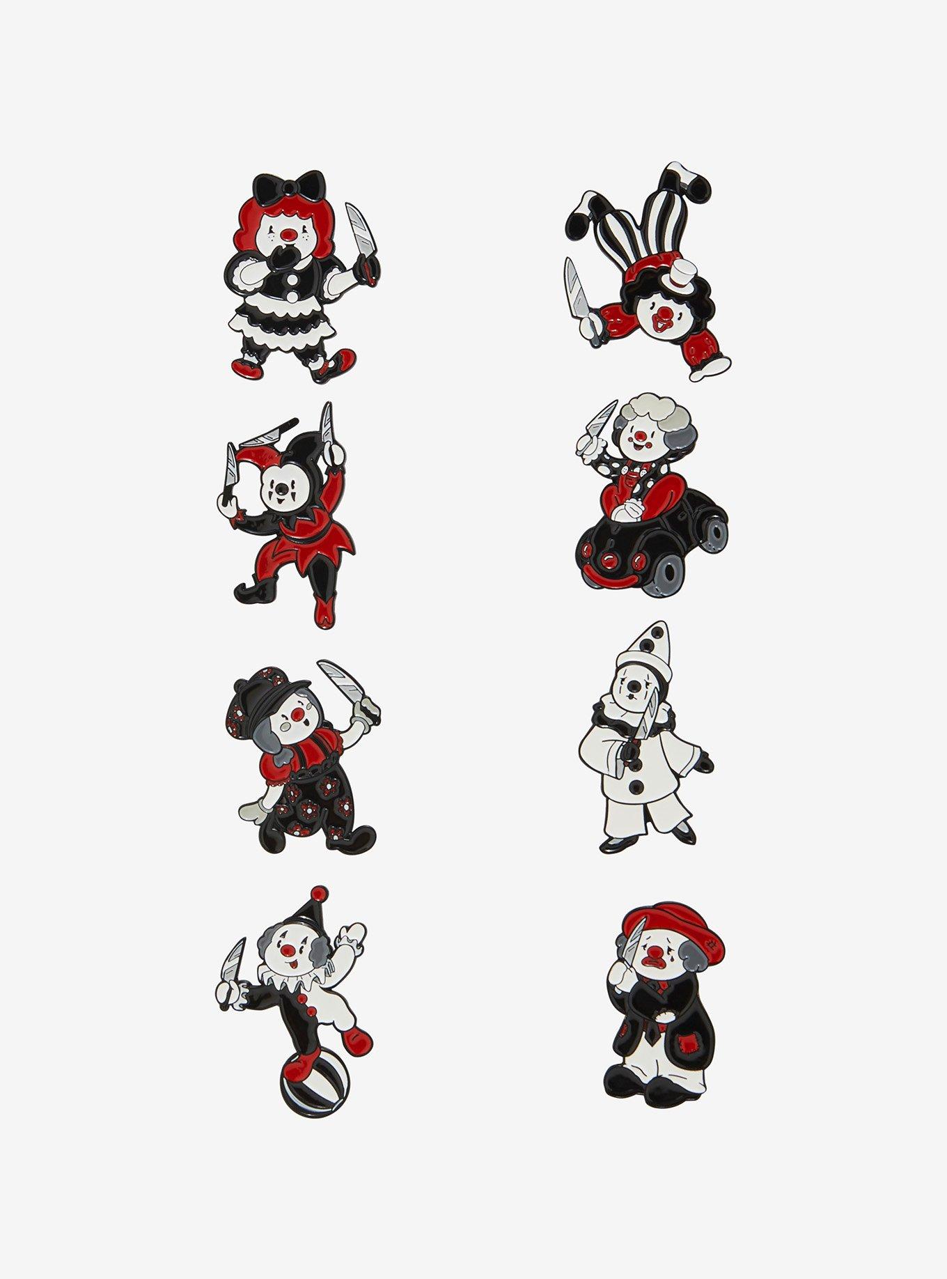 Cute Killer Clowns Blind Bag Enamel Pin, , hi-res