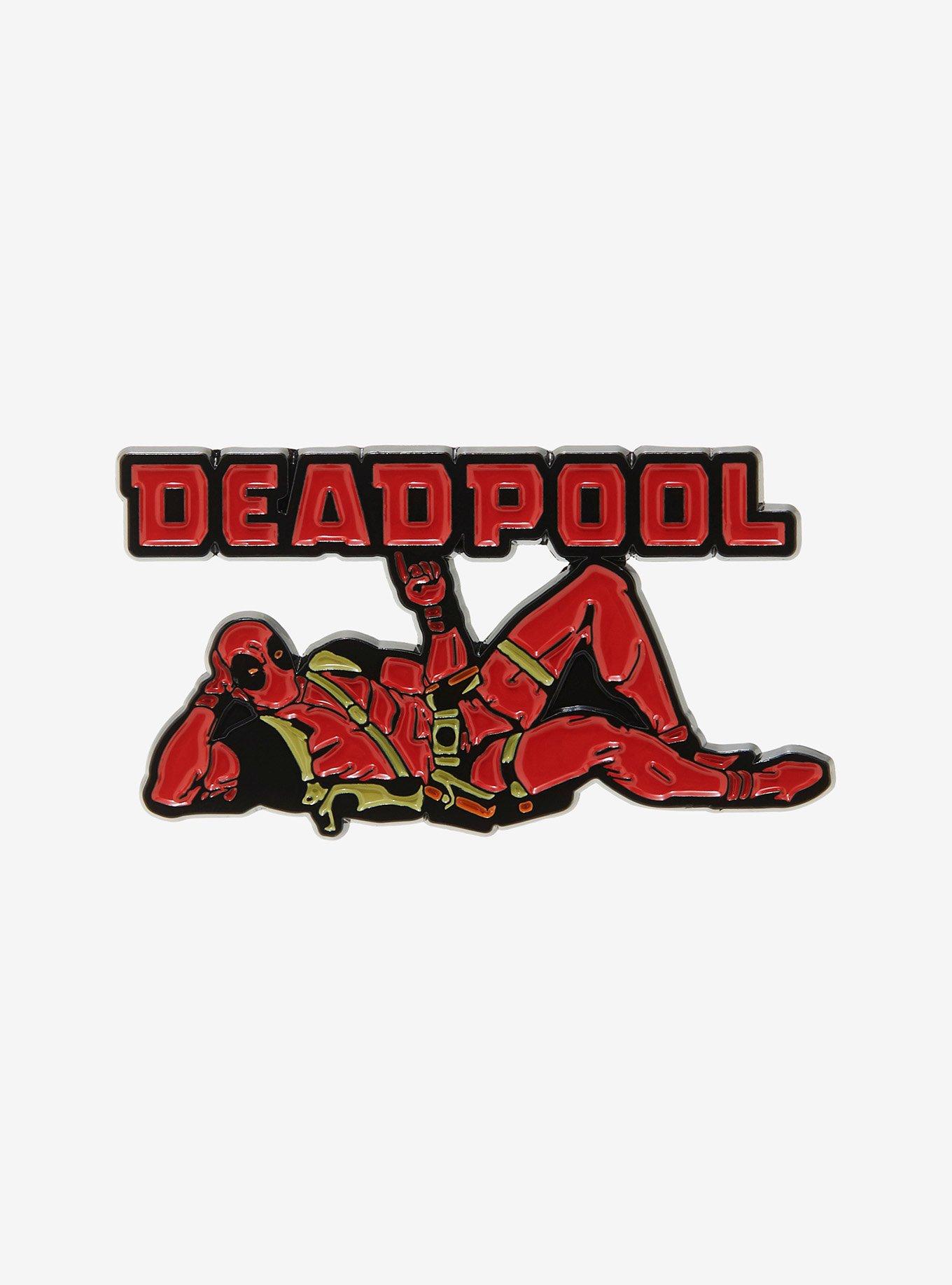 Marvel Deadpool Lying Down Enamel Pin, , hi-res