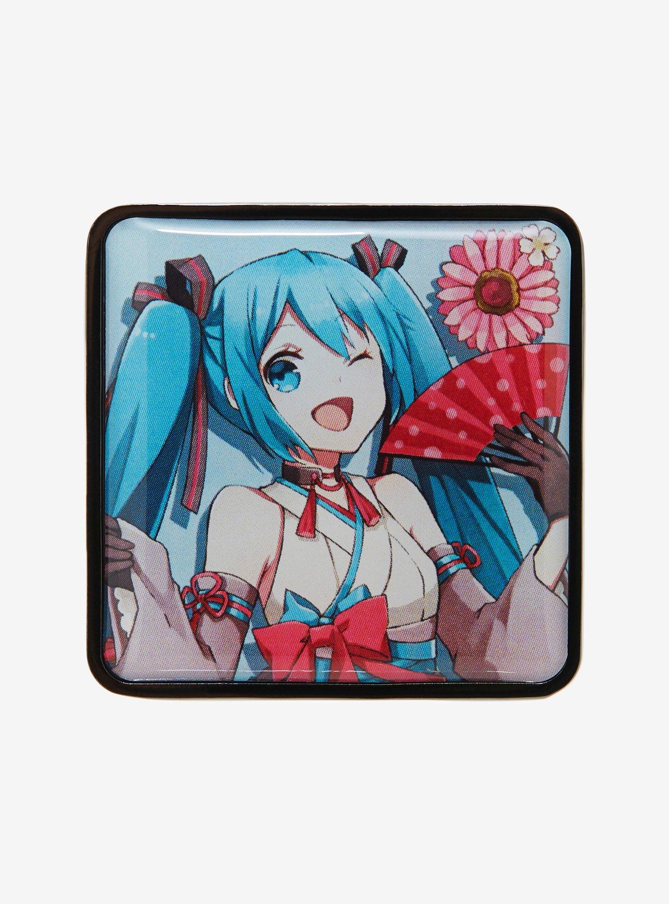 Hatsune Miku Fan Enamel Pin, , hi-res