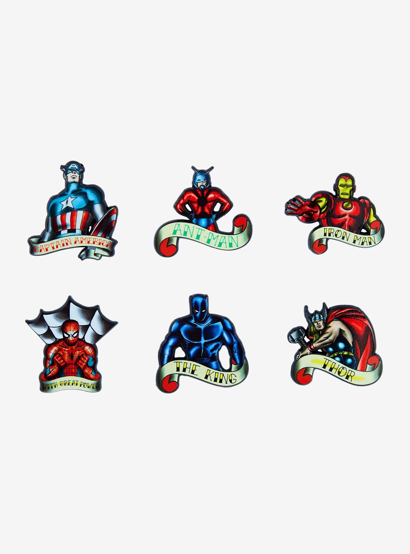 Marvel Tattoo Blind Box Enamel Pin, , hi-res