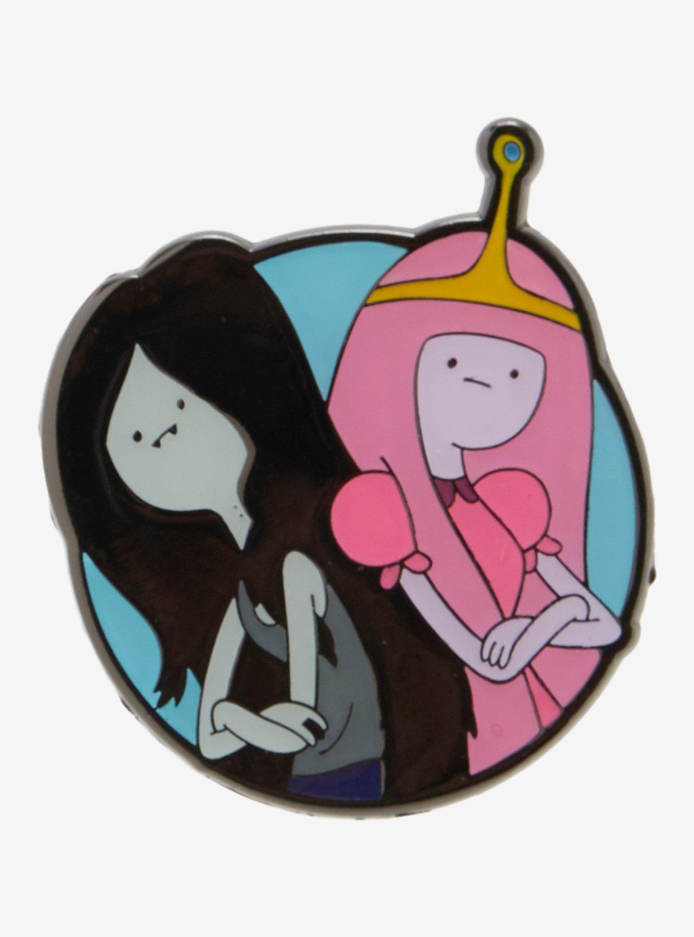 Adventure Time Marceline & Princess Bubblegum Enamel Pin, , hi-res