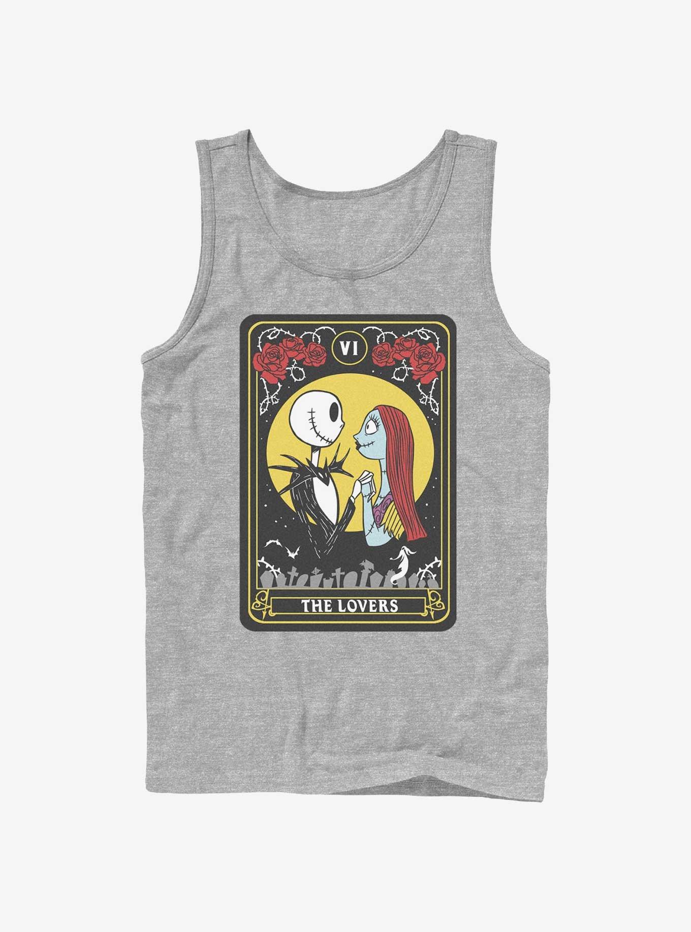 The Nightmare Before Christmas Jack & Sally The Lovers Tarot Tank Top