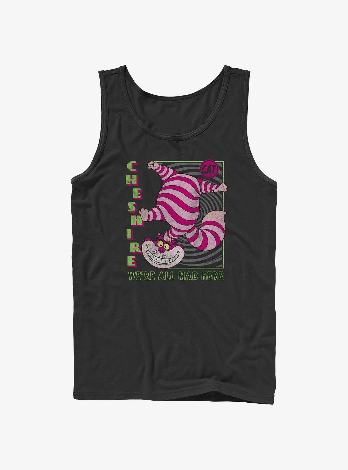 Disney Alice in Wonderland We're Mad Here Tank, BLACK, hi-res