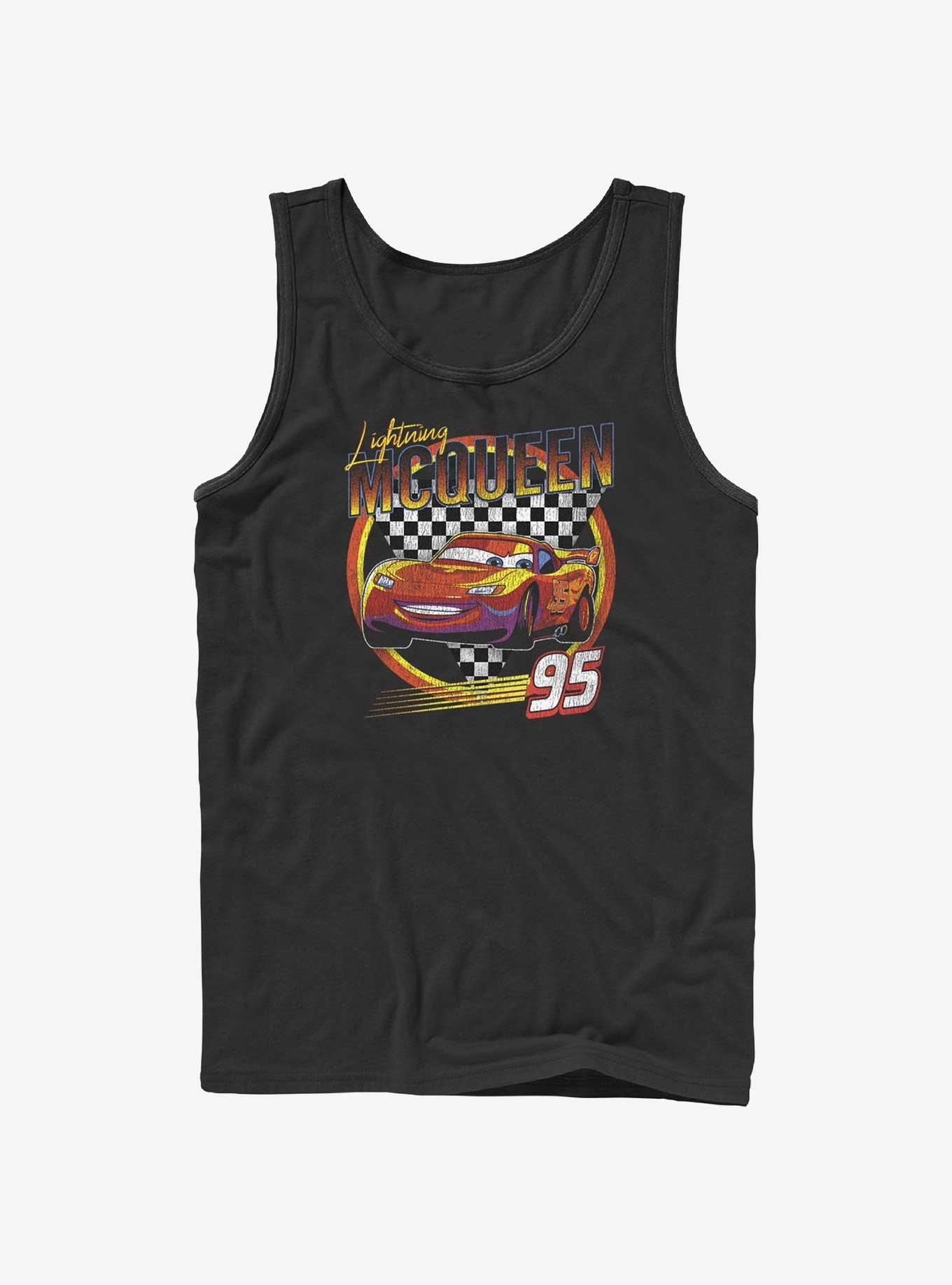 Disney Pixar Cars Lightning Mcqueen Vintage Race Tank