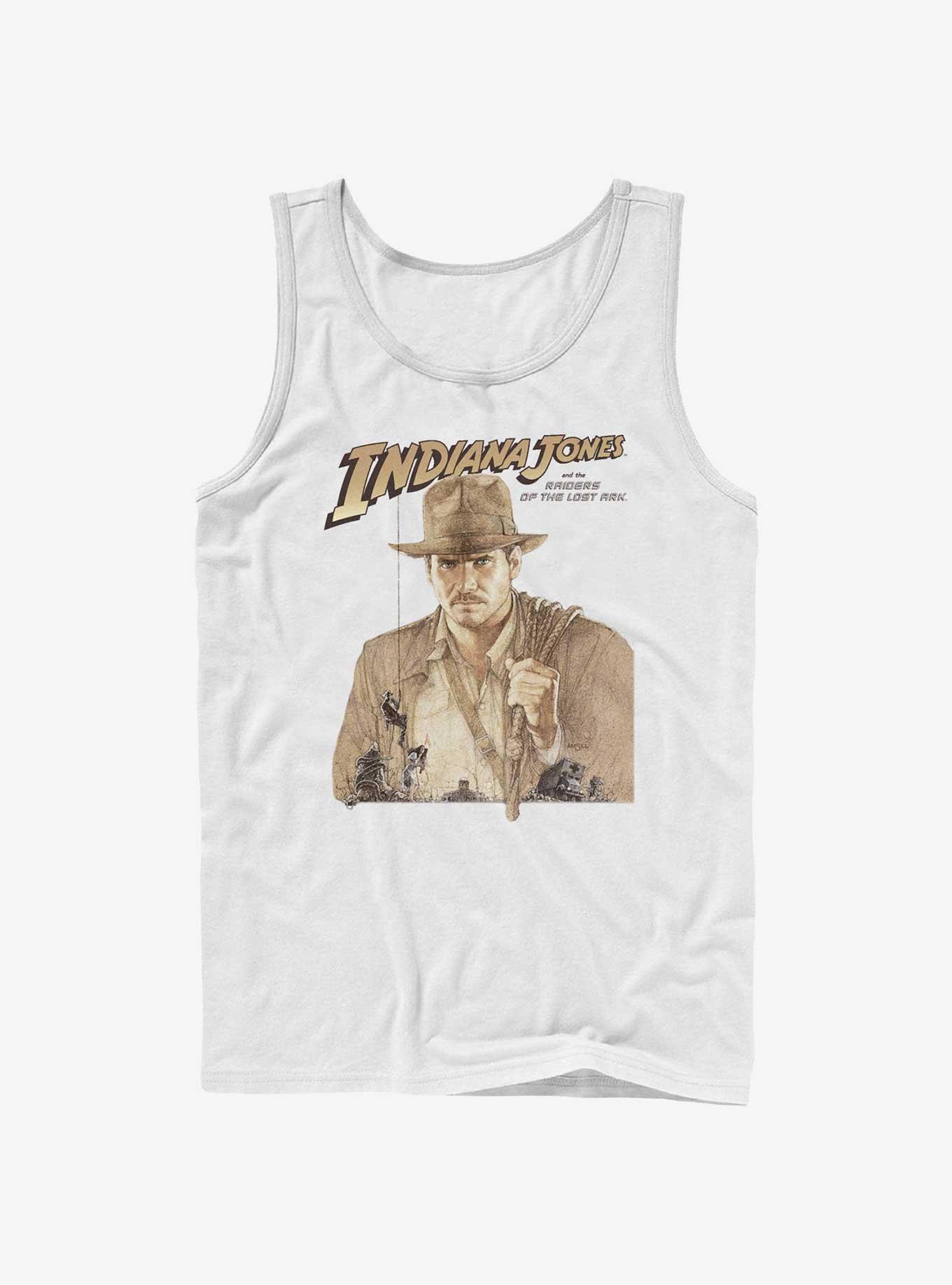 Indiana Jones Raiders Of The Lost Ark Poster Tank, WHITE, hi-res