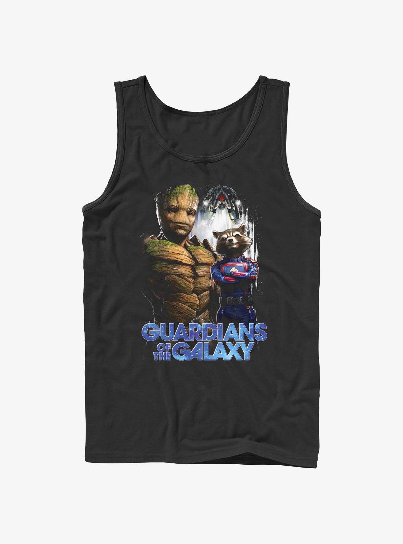 Marvel Guardians of the Galaxy Rocket & Groot Tank, BLACK, hi-res