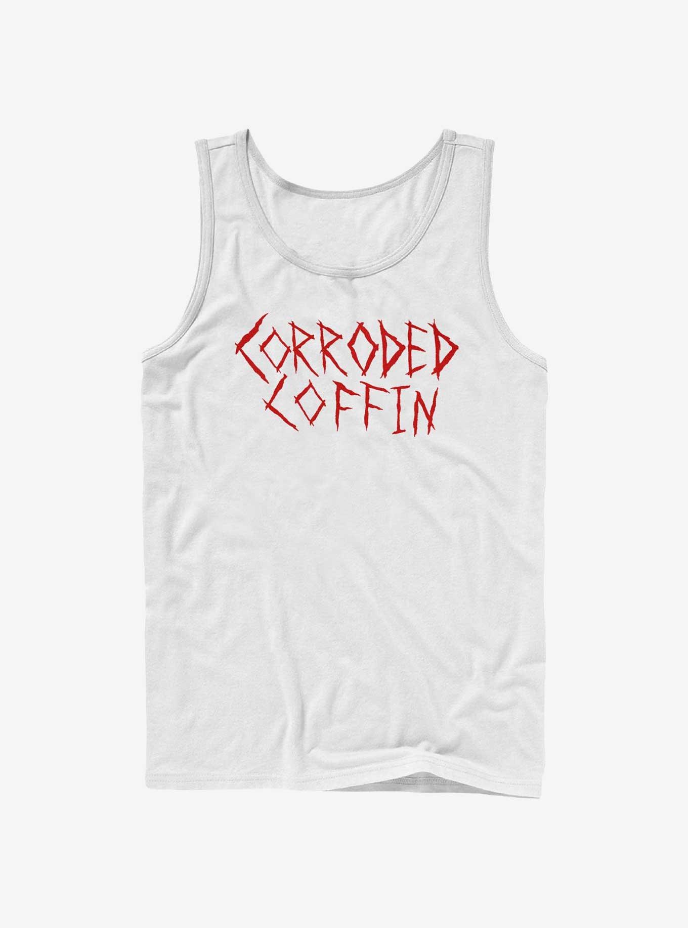 Stranger Things Corroded Coffin Tank, WHITE, hi-res