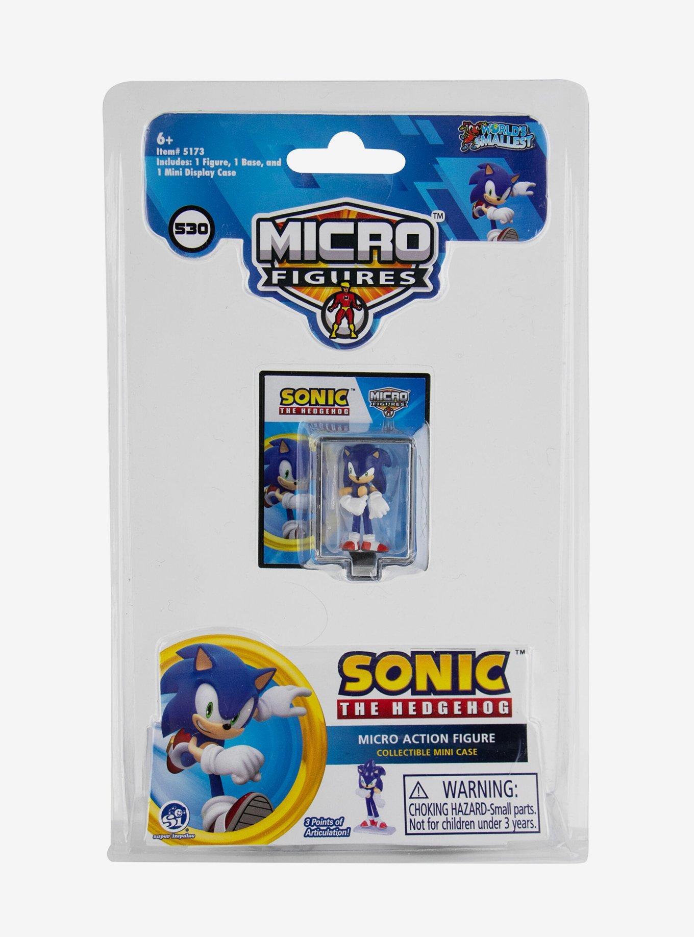 World's Smallest Sonic The Hedgehog Micro Figure, , hi-res