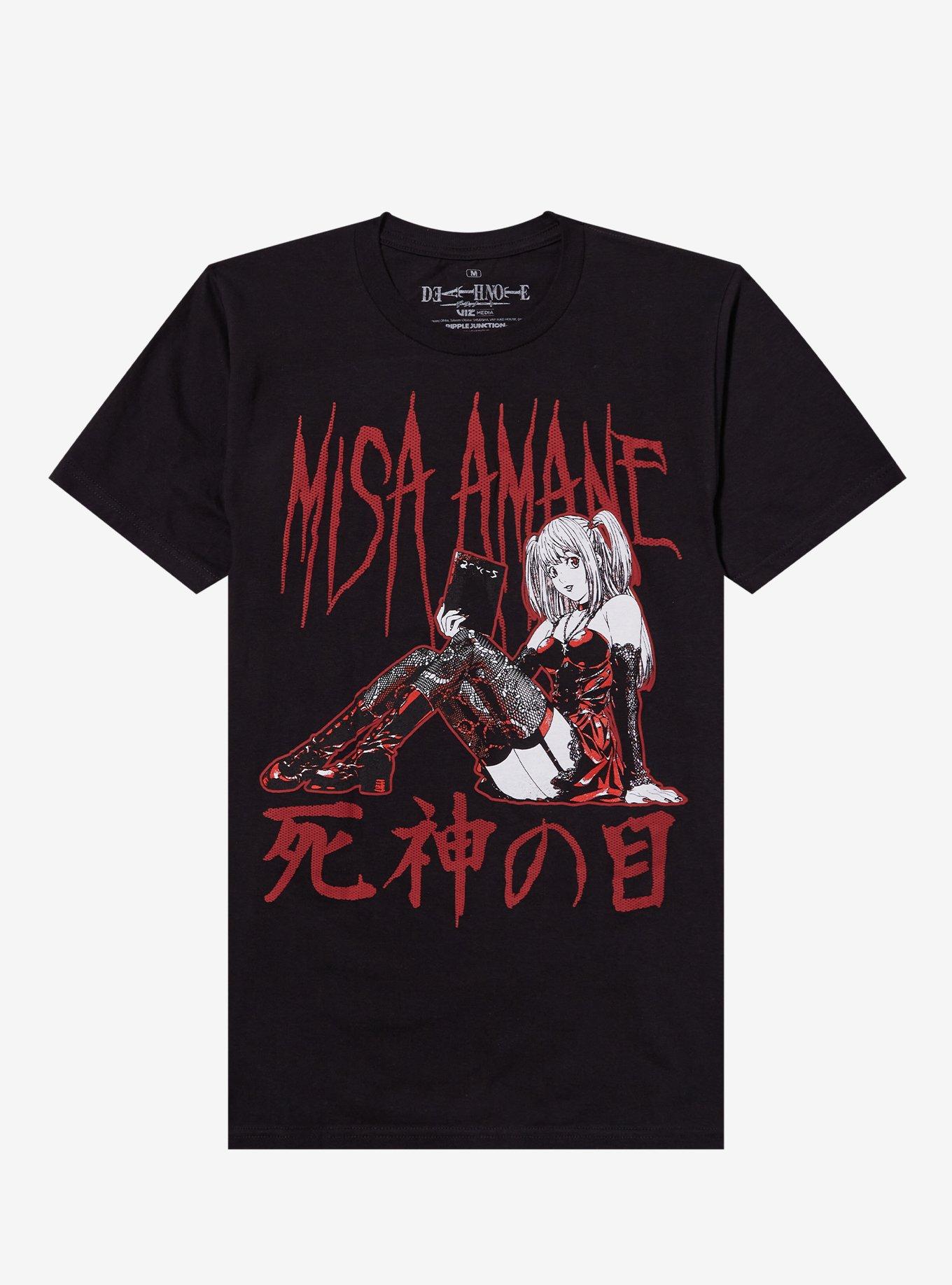 Death Note Misa Shinigami Eyes Boyfriend Fit Girls T-Shirt, , hi-res