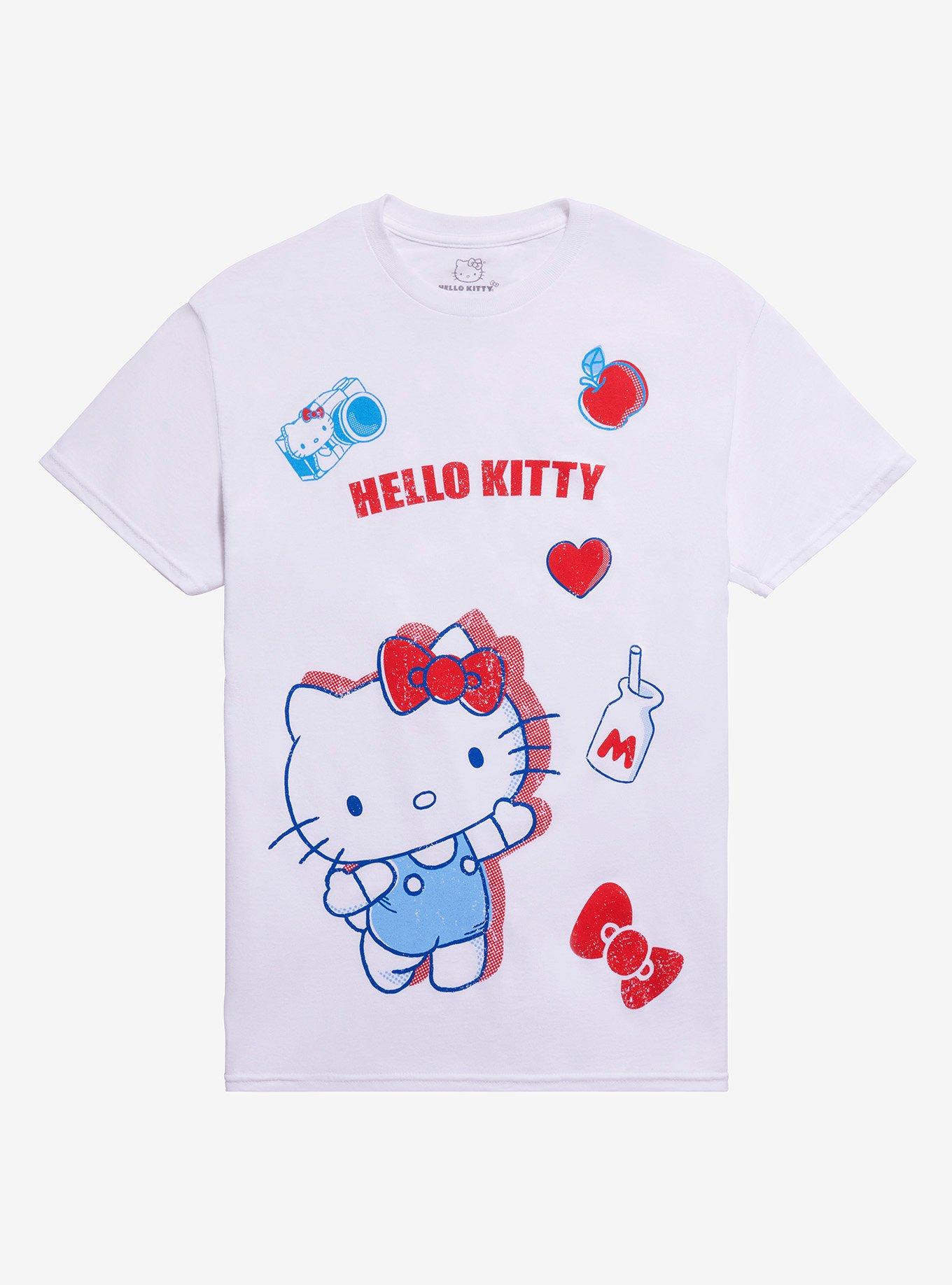 Hello Kitty Icons Relaxed Fit Girls T-Shirt, , hi-res