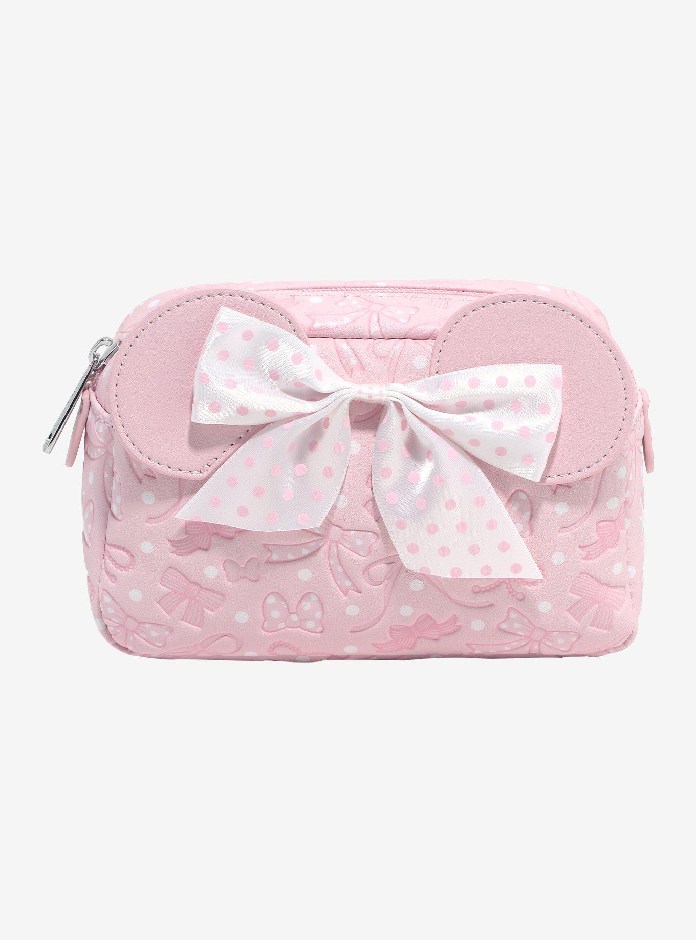 Loungefly Disney Minnie Mouse Bow Ears Cosmetic Bag - BoxLunch Exclusive