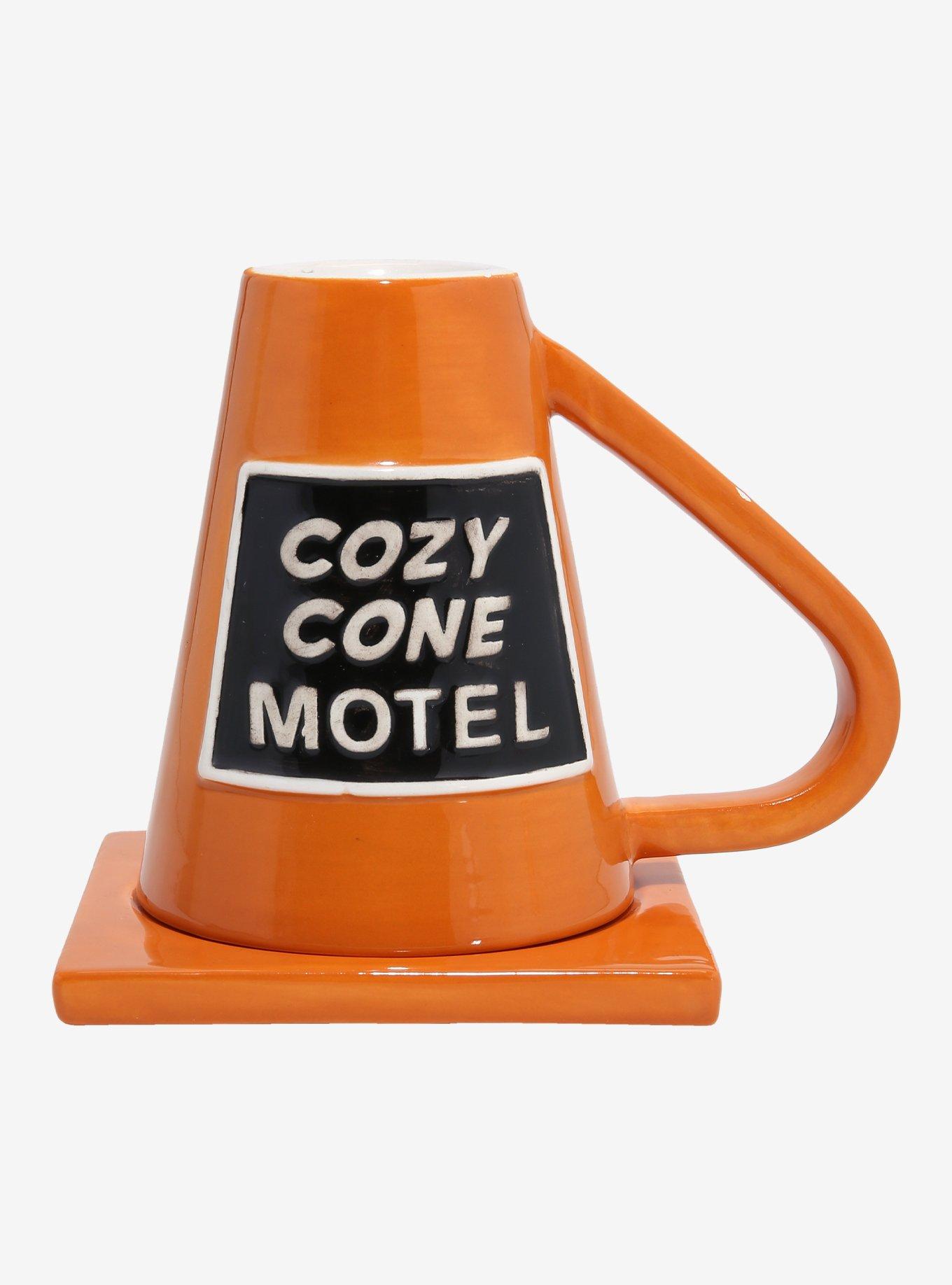 Disney Pixar Cars Cozy Cone Motel Figural Mug and Saucer — BoxLunch Exclusive, , hi-res