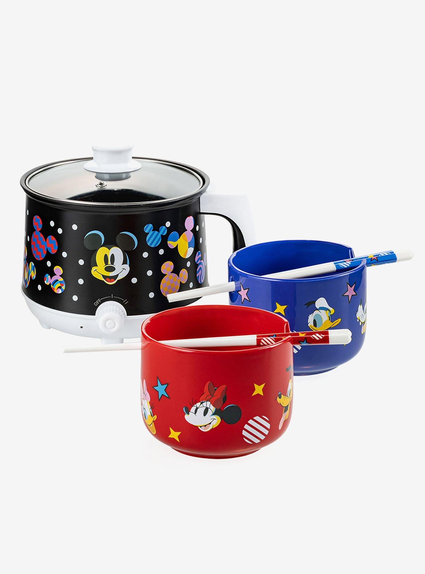 Disney Mickey Mouse Hot Pot with Ramen Bowls, , hi-res