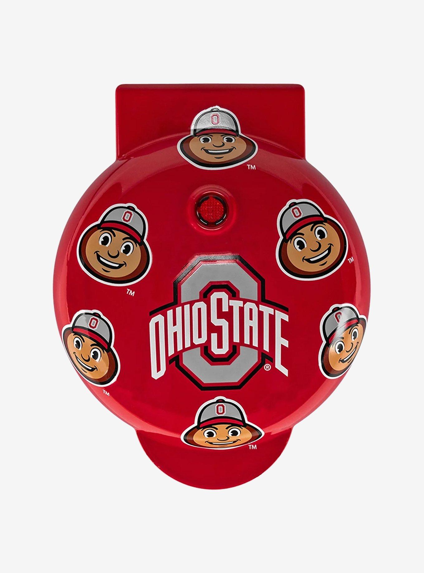 NCAA Ohio State University Buckeyes Brutus Buckeye Mini Waffle Maker, , hi-res