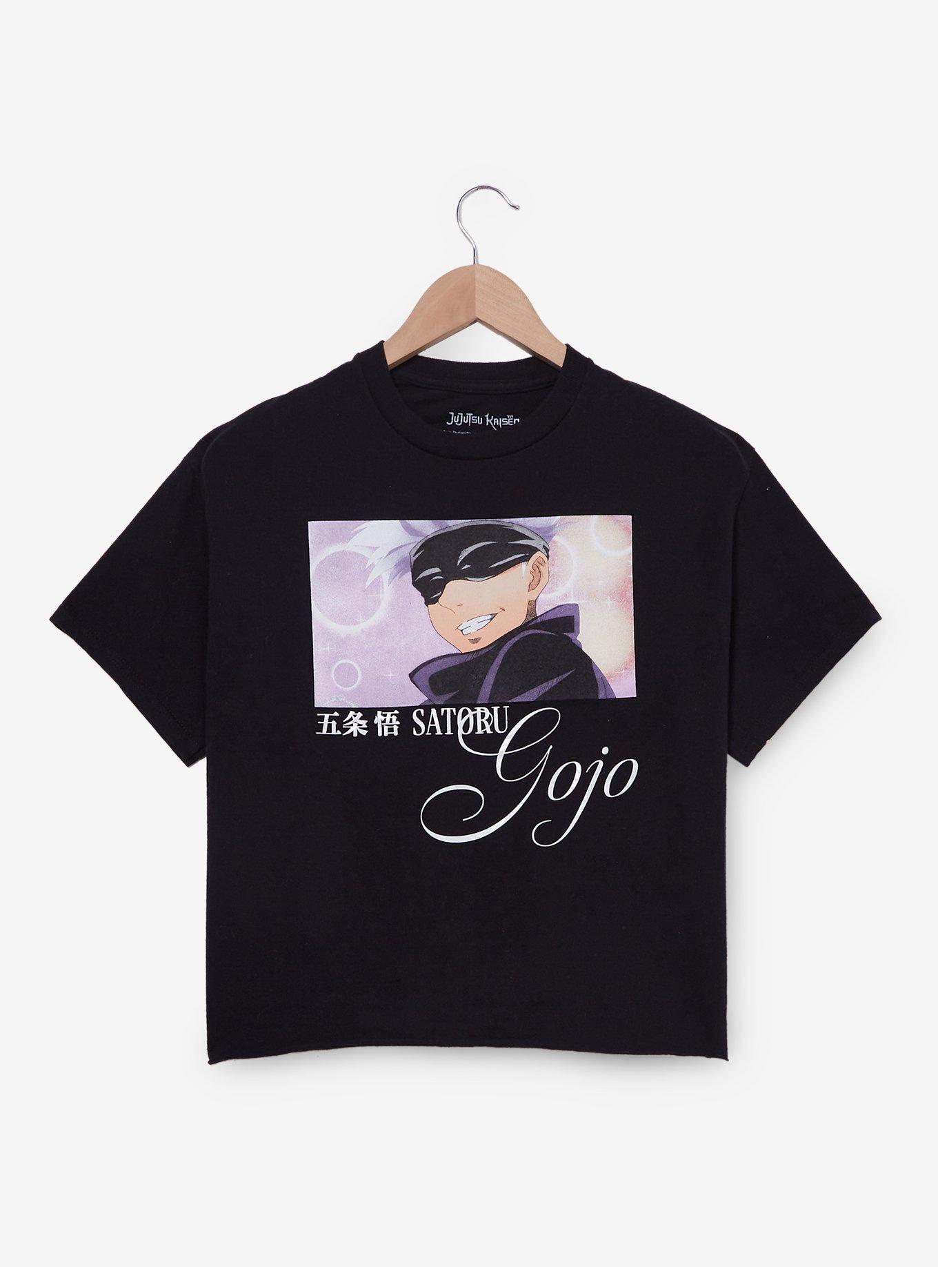 Jujutsu Kaisen Satoru Gojo Panel Portrait Women's Cropped T