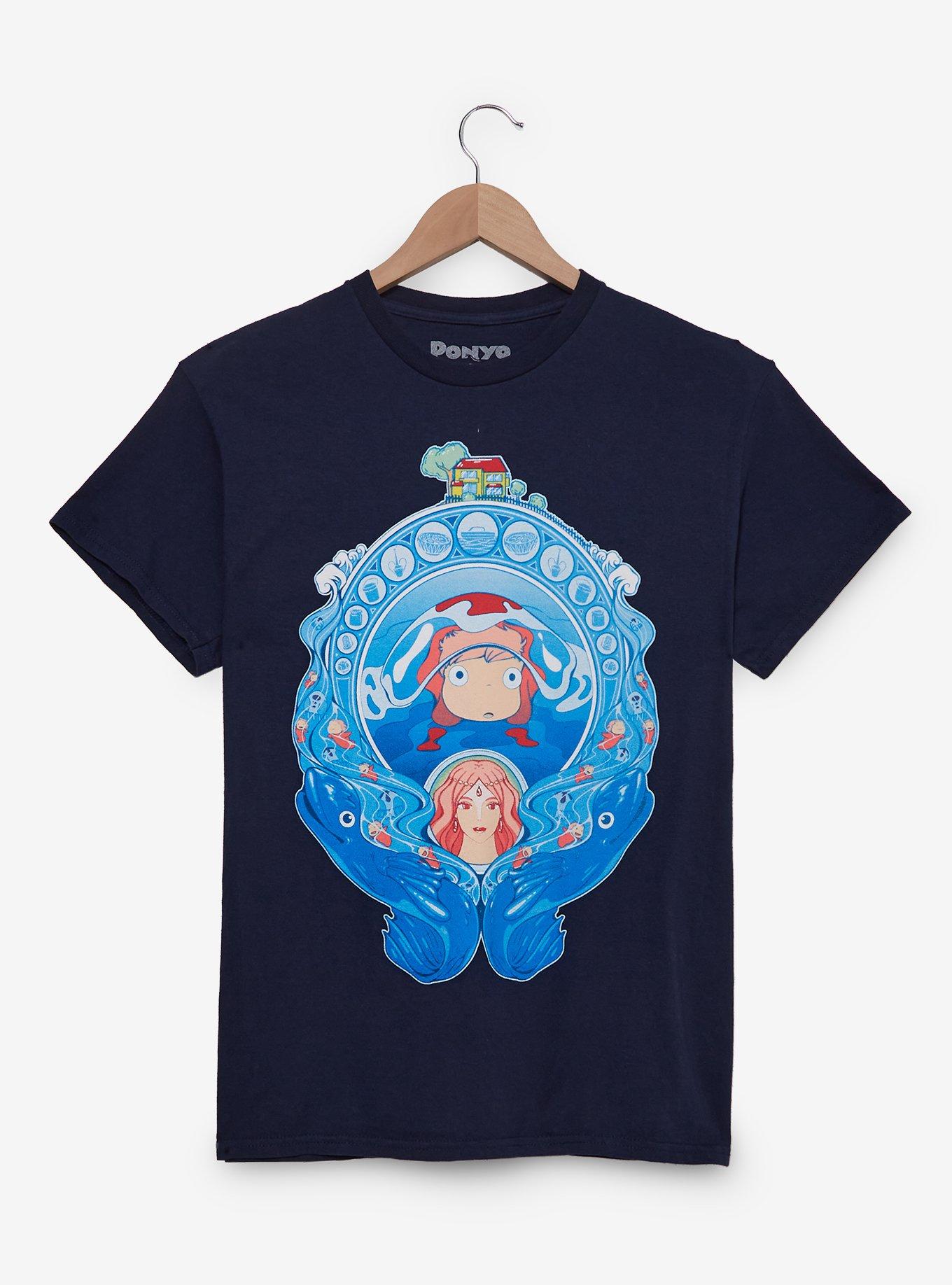 Studio Ghibli Ponyo Scenic Portrait Women's T-Shirt, , hi-res