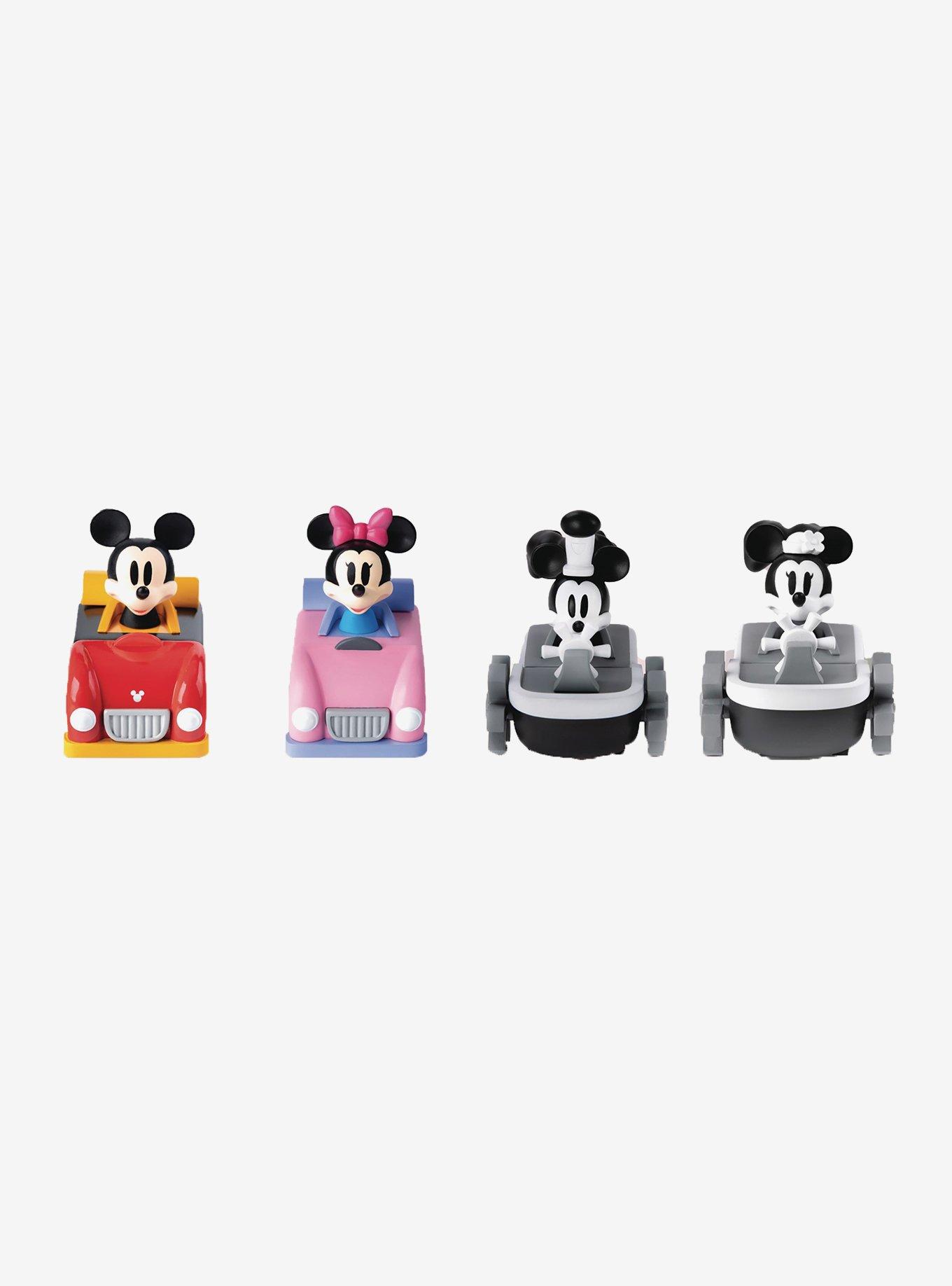 Beast Kingdom Disney Classic Mickey & Minnie Pull Back Car Figure Set (D100 Ver.), , hi-res