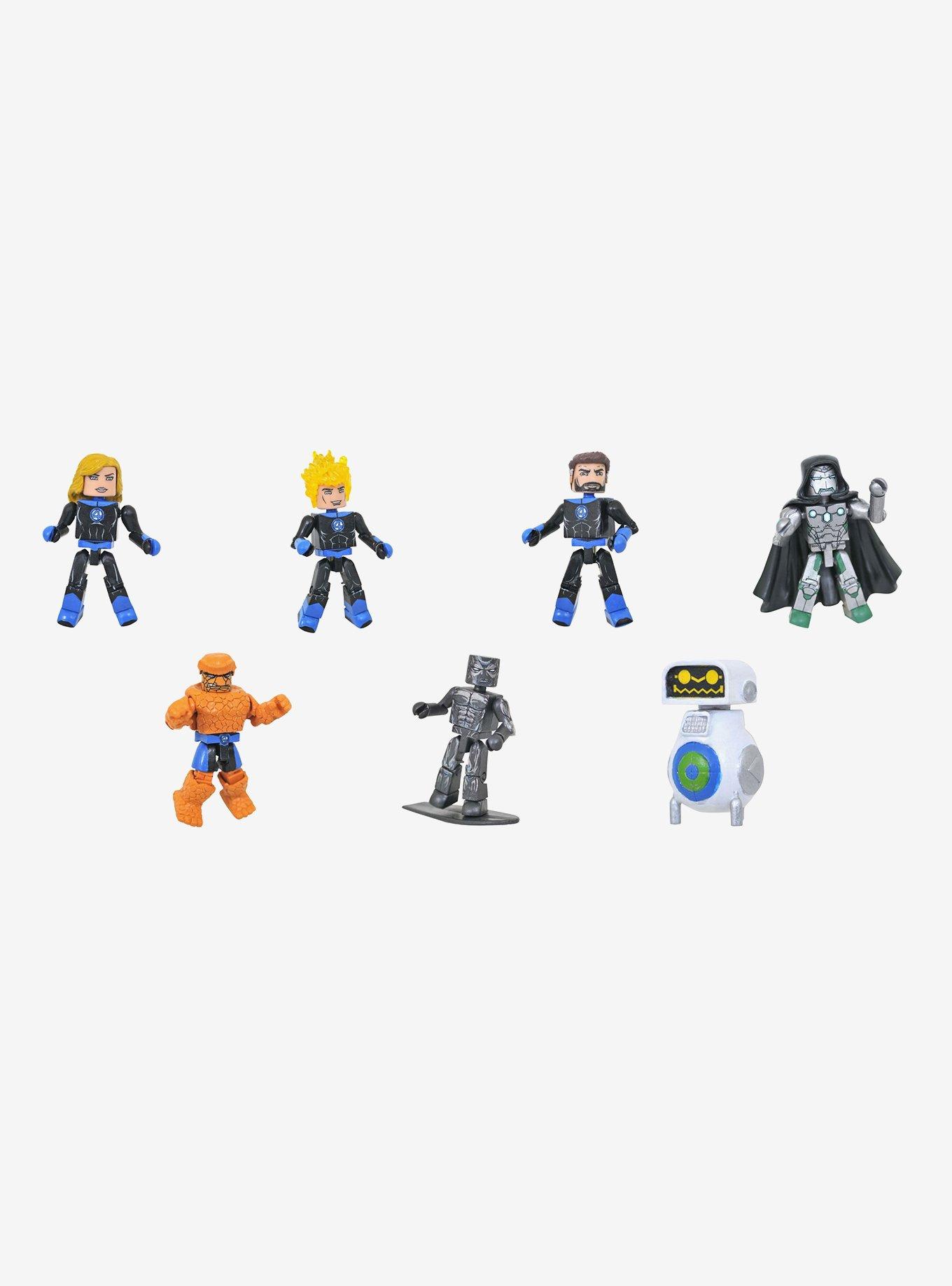 Diamond Select Toys Marvel Minimates Fantastic Four Figures Deluxe